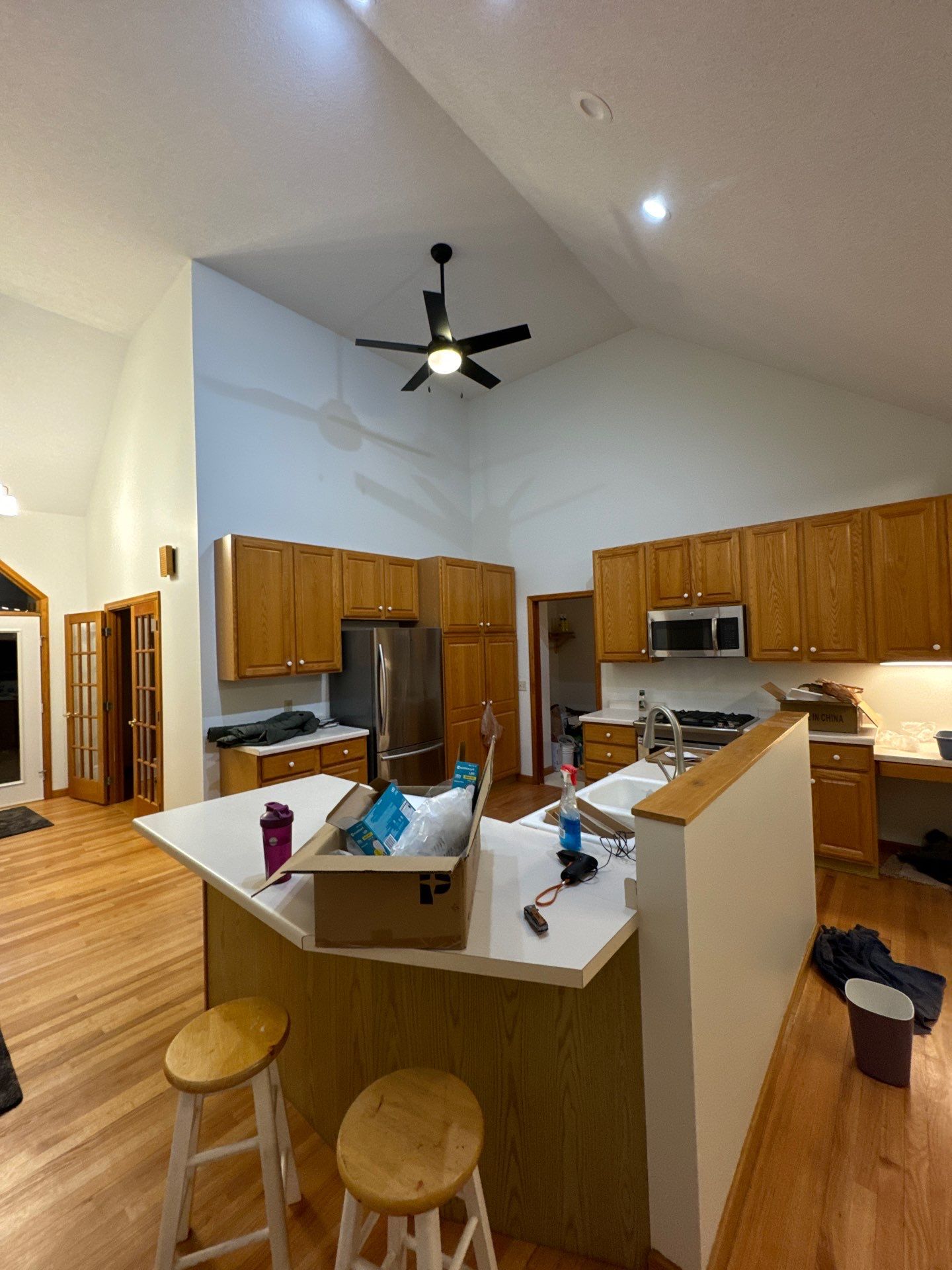 Tour the entire process of painting an interior by The Hillcrest Company 