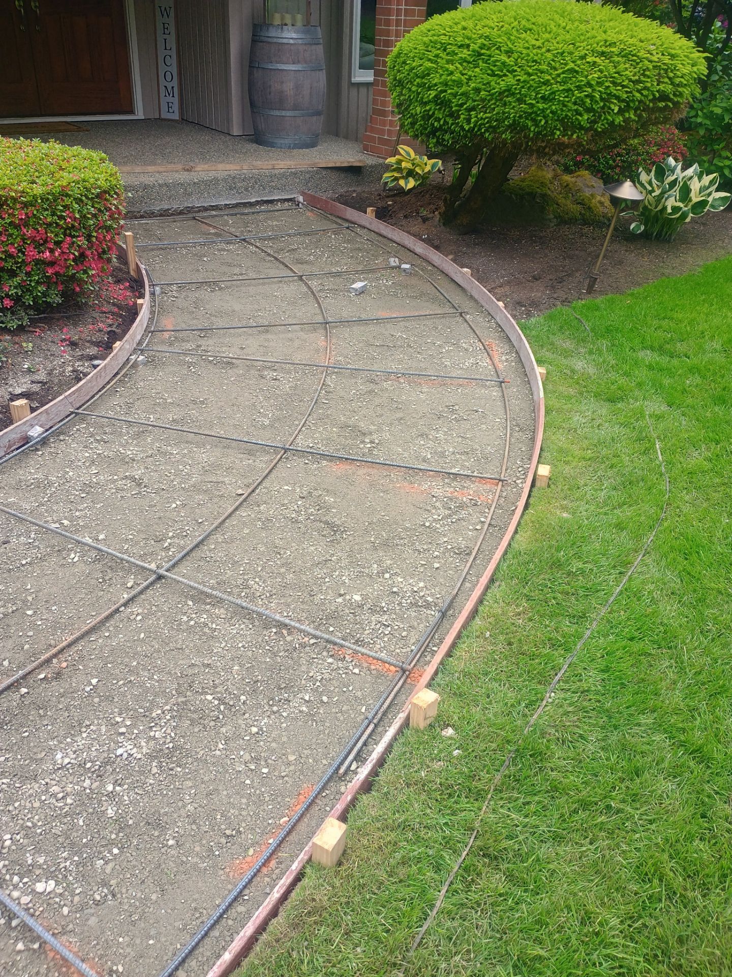 Stamped Concrete Driveway Renovation | Woodinville  by Jireh Asphalt & Concrete Inc 