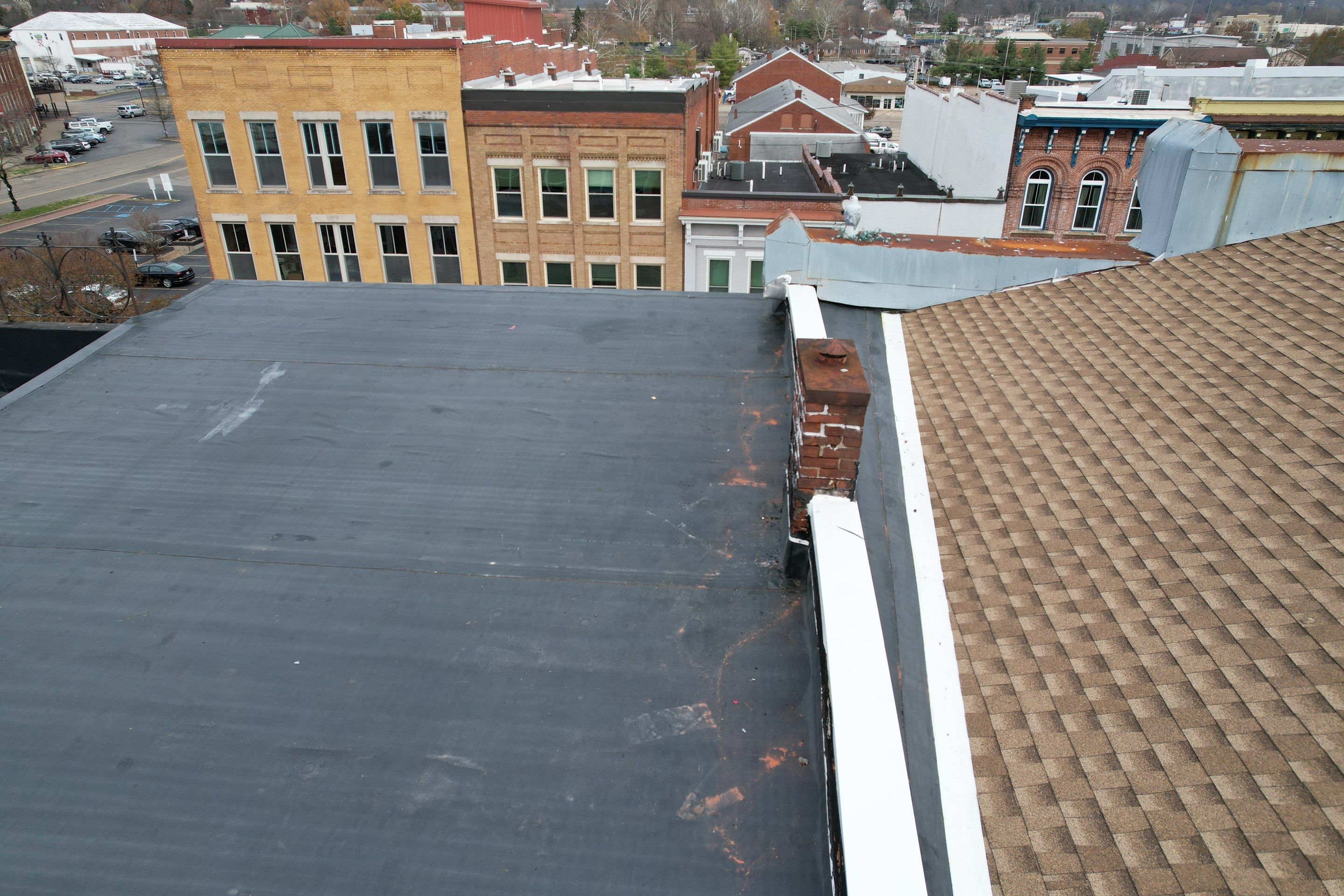 Commercial Roofing Installation using EPDM, GAF Timberline HDZ by Rainstoppers Roofing