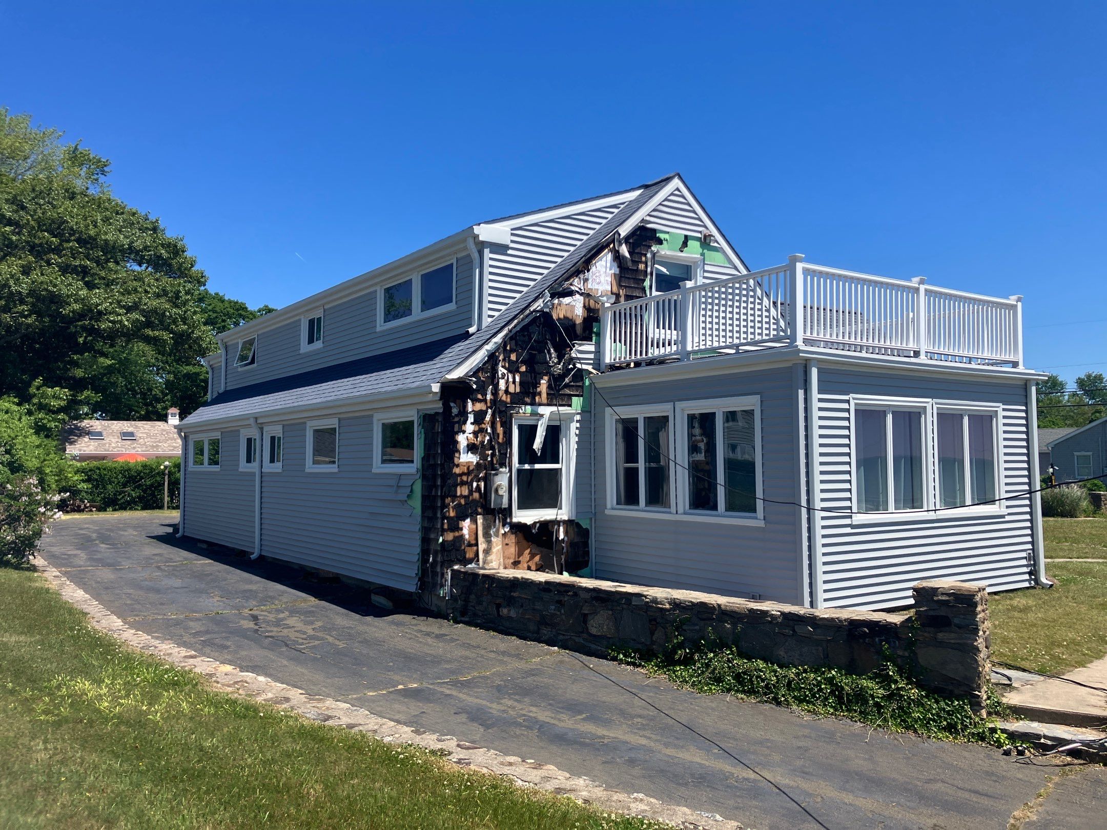 Fire Damage? No problem. by DiGiorgi Roofing and Siding Inc