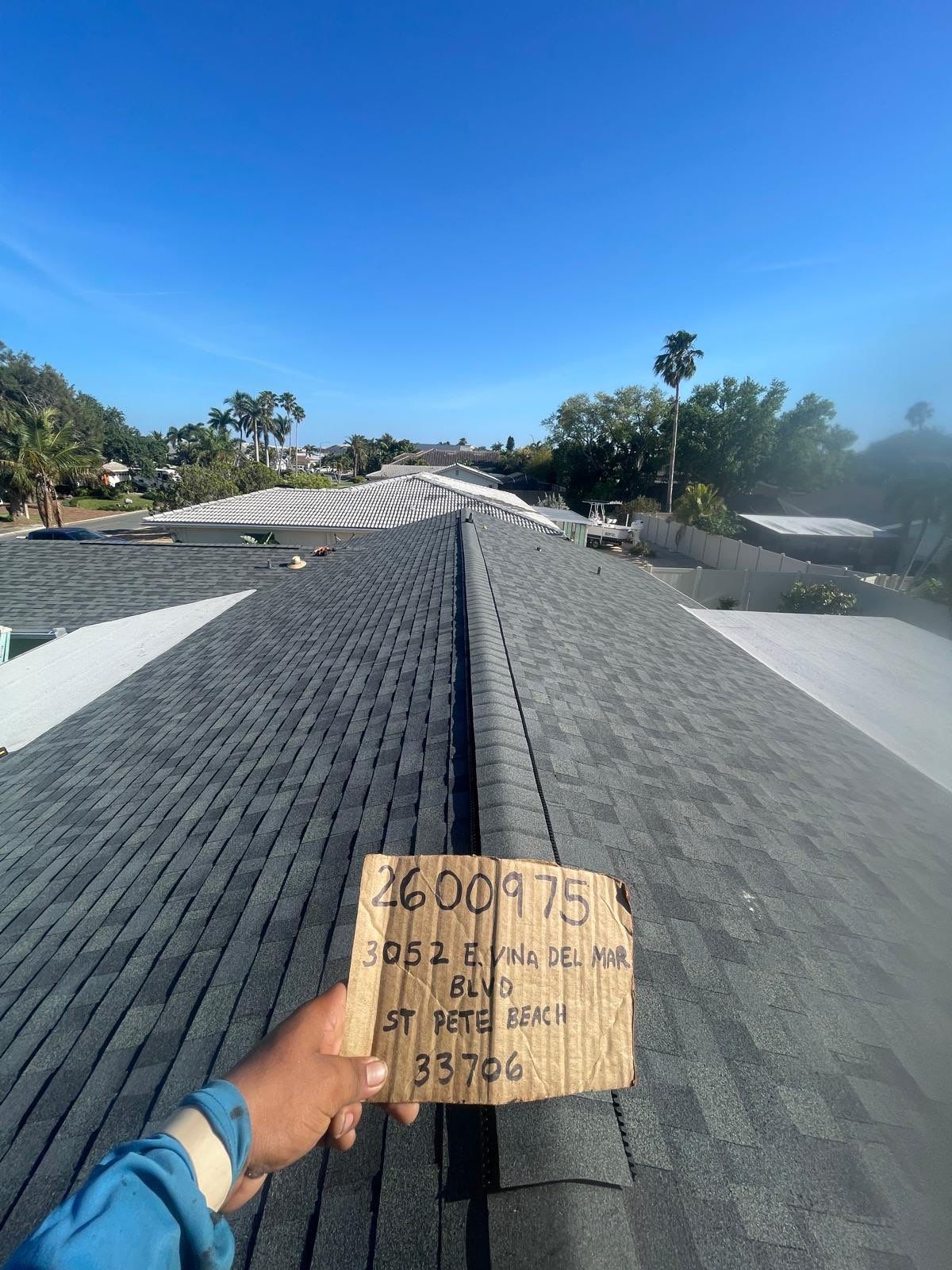 Project in St. Pete Beach 33706 by Mitchell Roofing Company LLC 