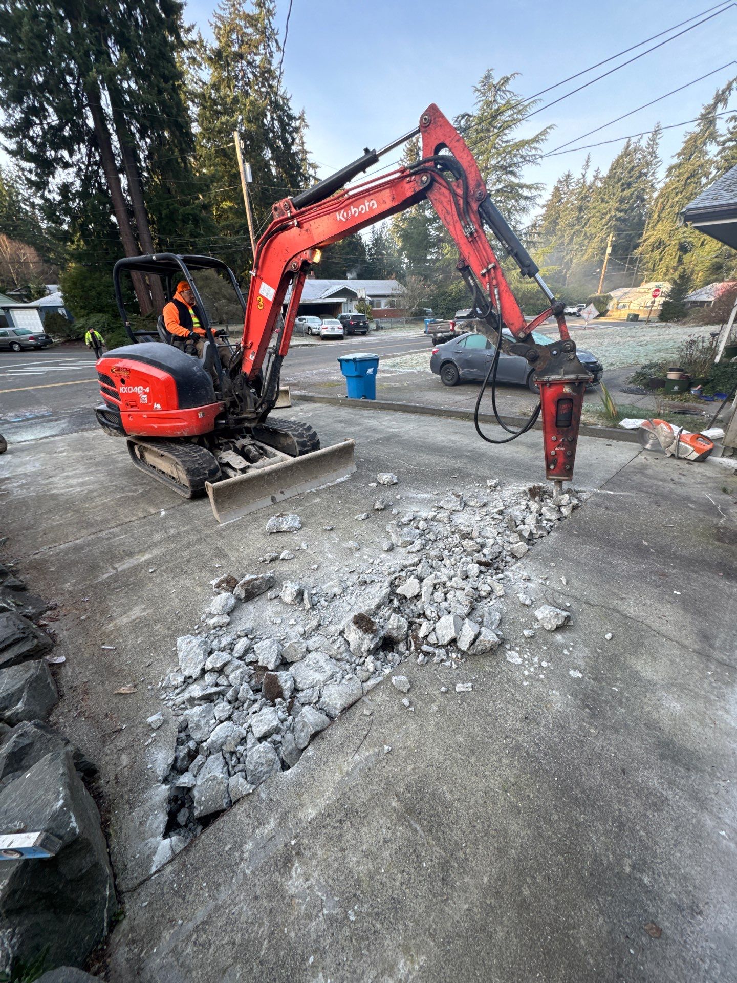 Stamped Concrete Patio and Driveway | Edmonds  by Jireh Asphalt & Concrete Inc 