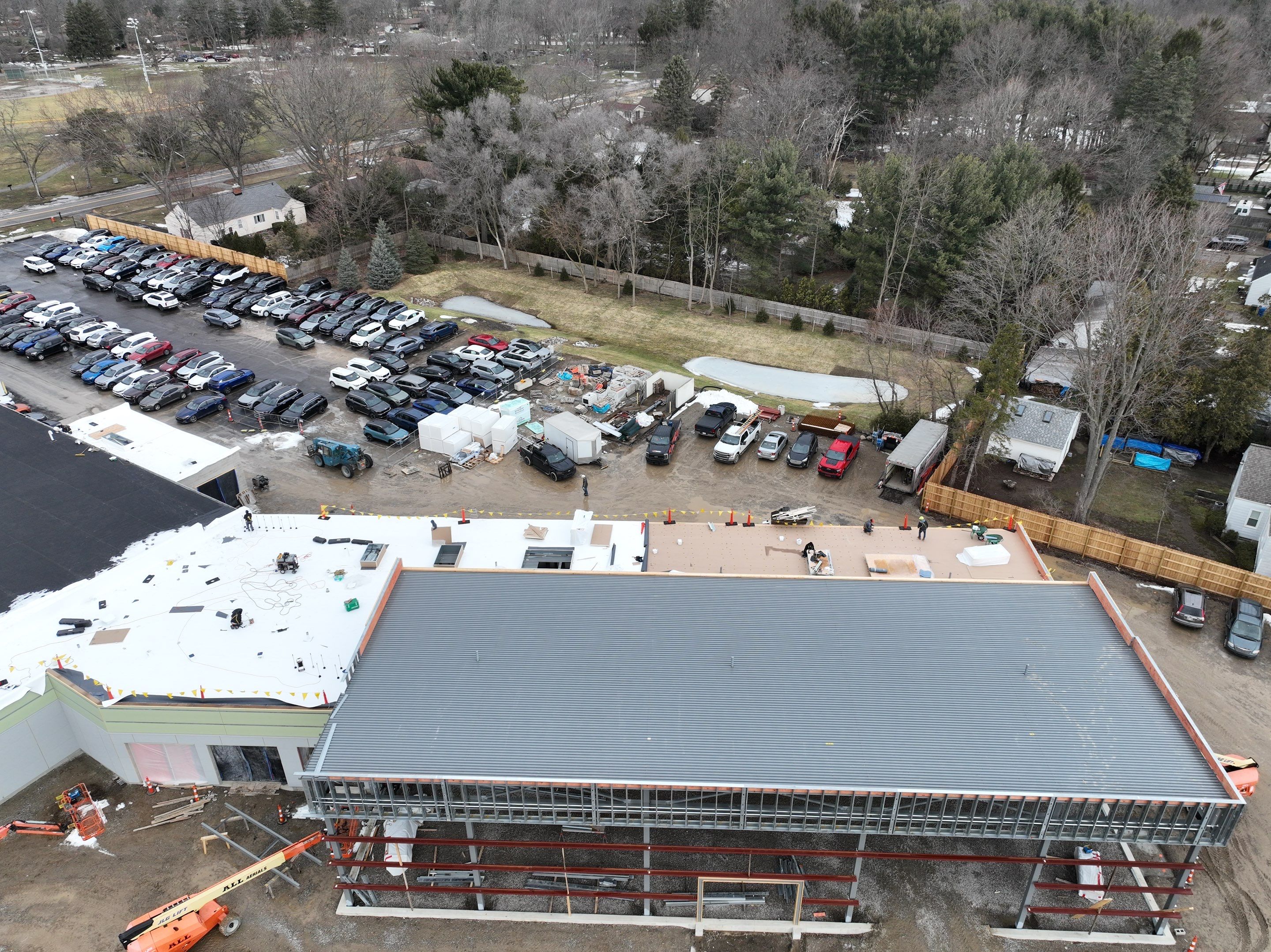 Project in North Olmsted by Commercial Roofing and Coating Systems 