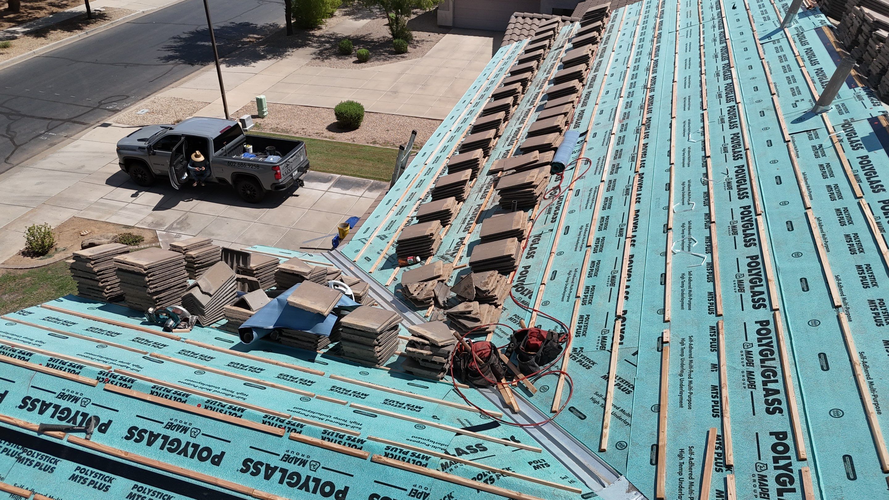 Project in Queen Creek, AZ by Saint Roofing