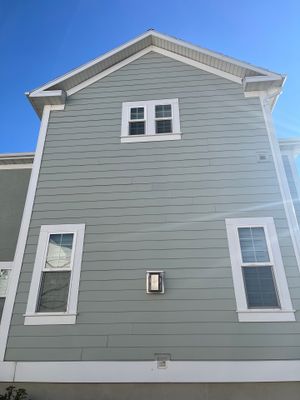 South Jordan | Single Hardie Plank Repair & Custom Paint Match
