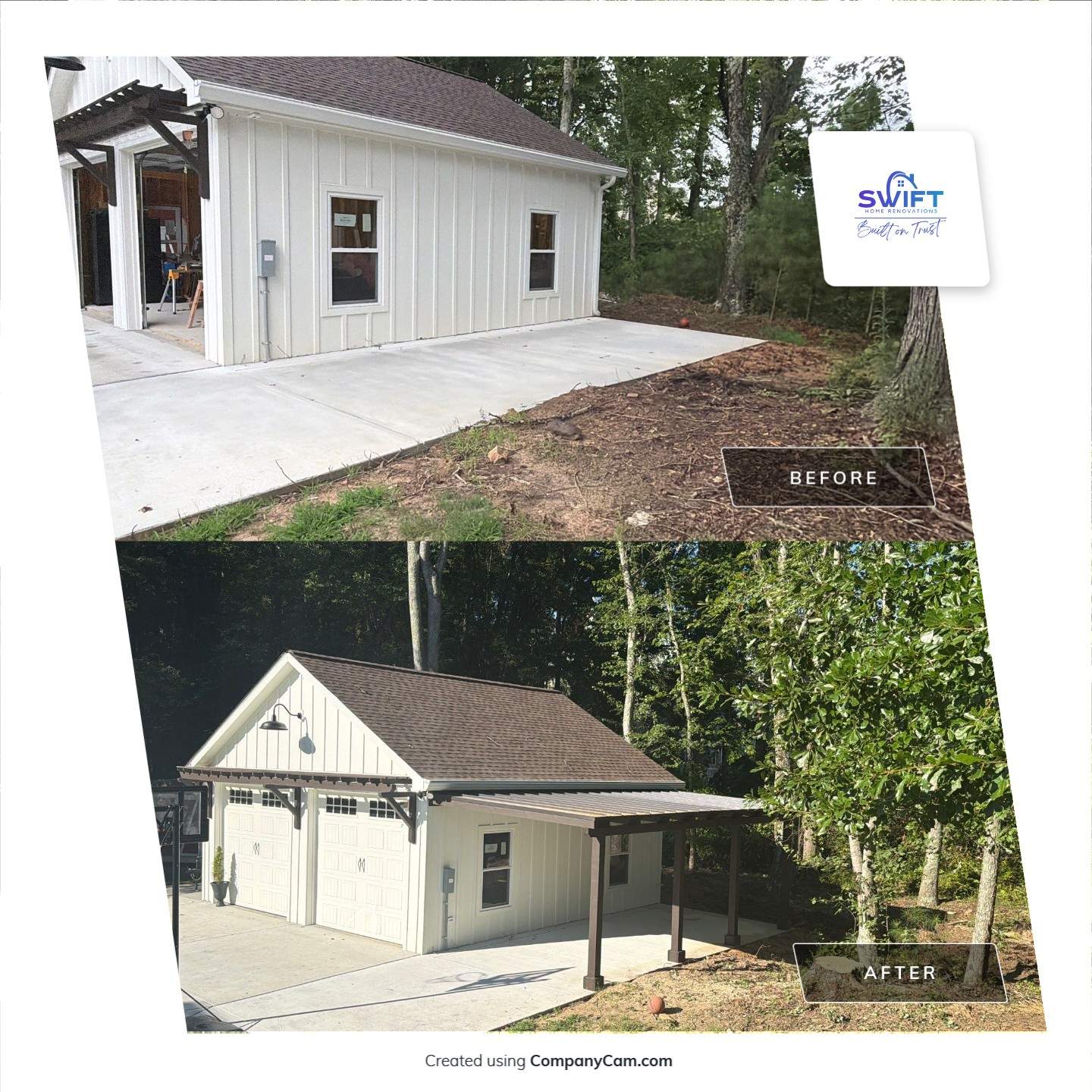 Custom Timber Carport and Pergola Addition in Powder Springs by Swift Home Renovations