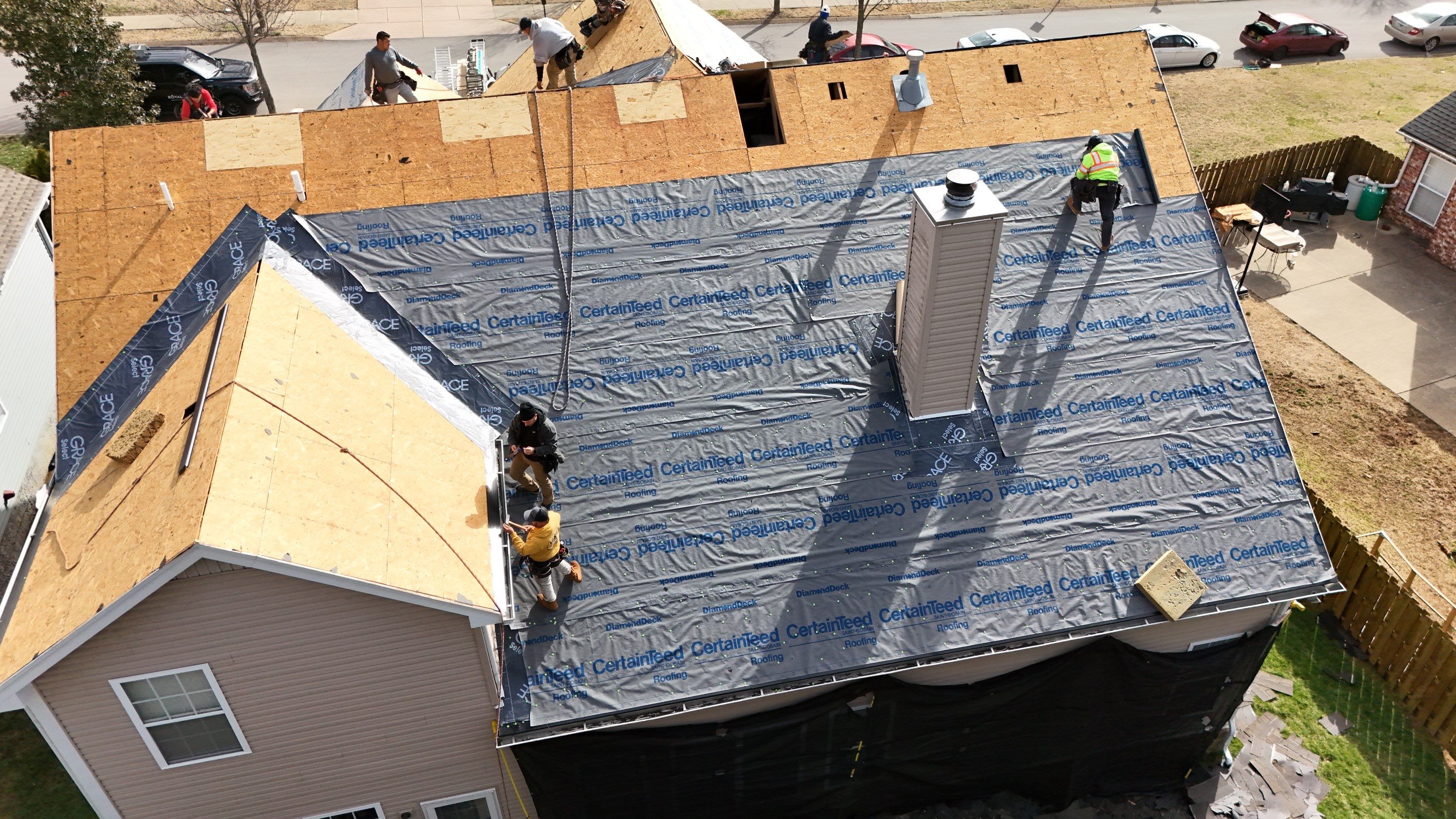 Charcoal Black Re-Roof by Royal House LLC