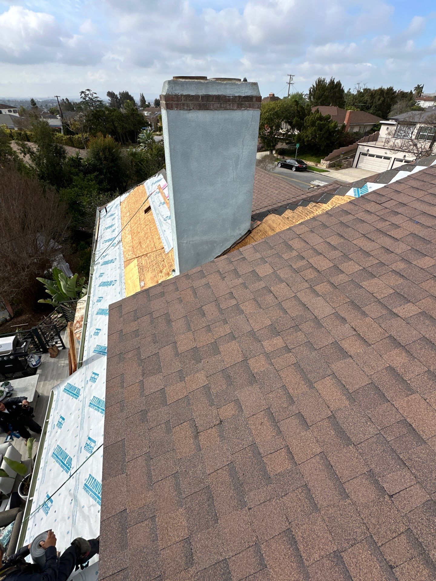 Residential Roofing Installation using Owens Corning Duration Cool Shingles by Hull Brothers Roofing