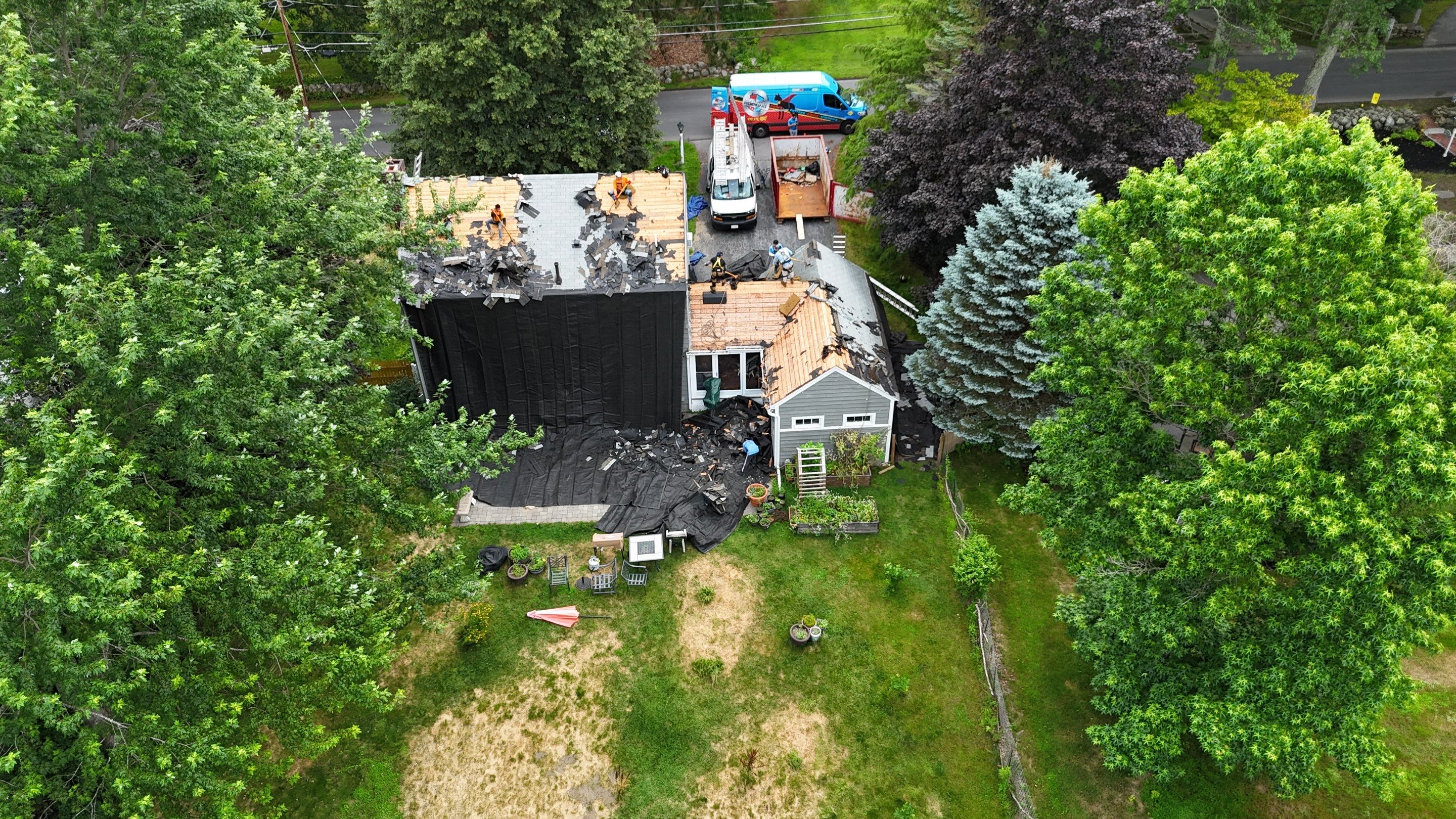 Project in Littleton, MA by Mighty Dog Roofing of Greater Middlesex County