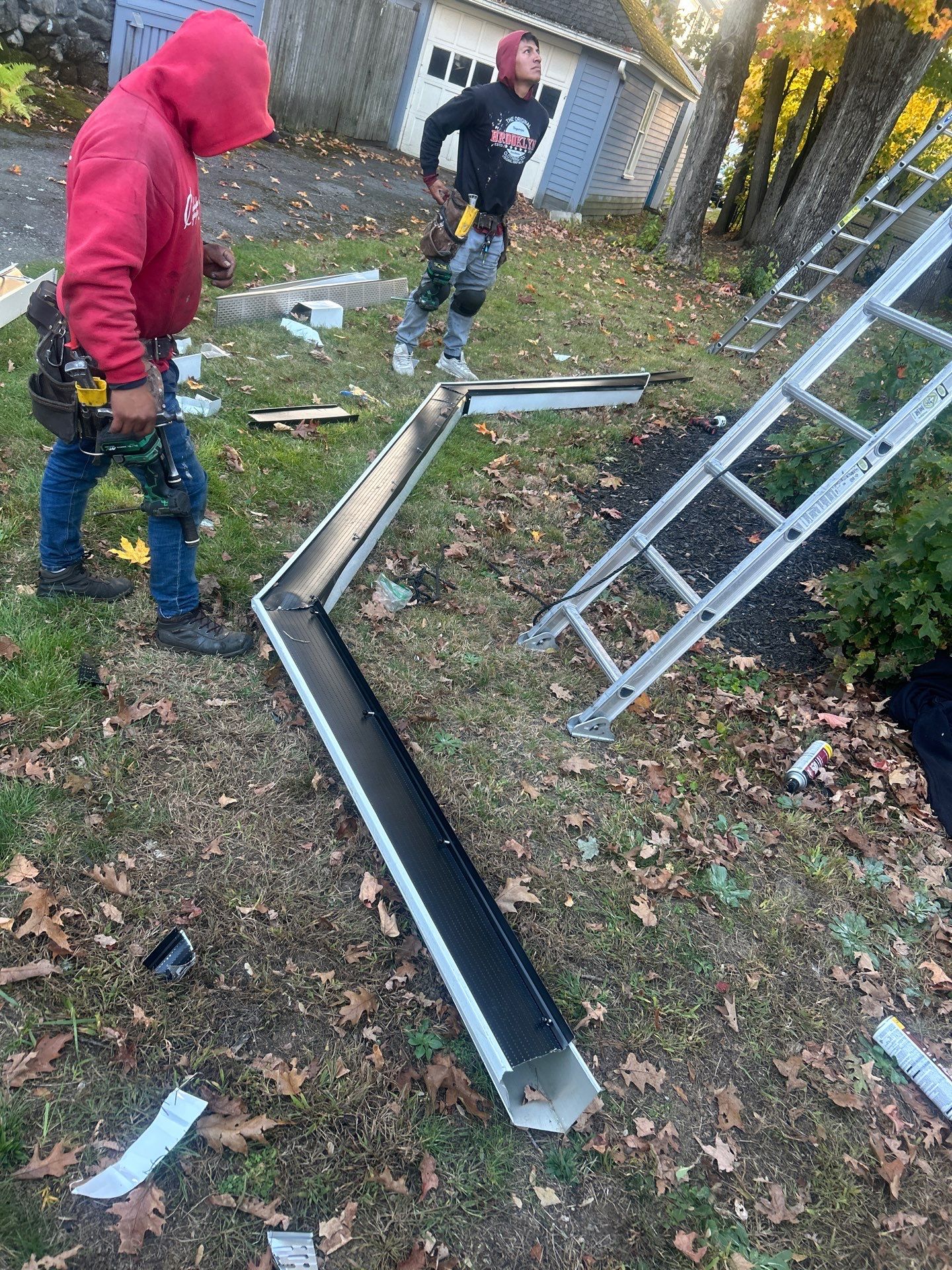 Maynard Gutter Replacement with Trex Leaf Guard System by Mighty Dog Roofing of Greater Middlesex County