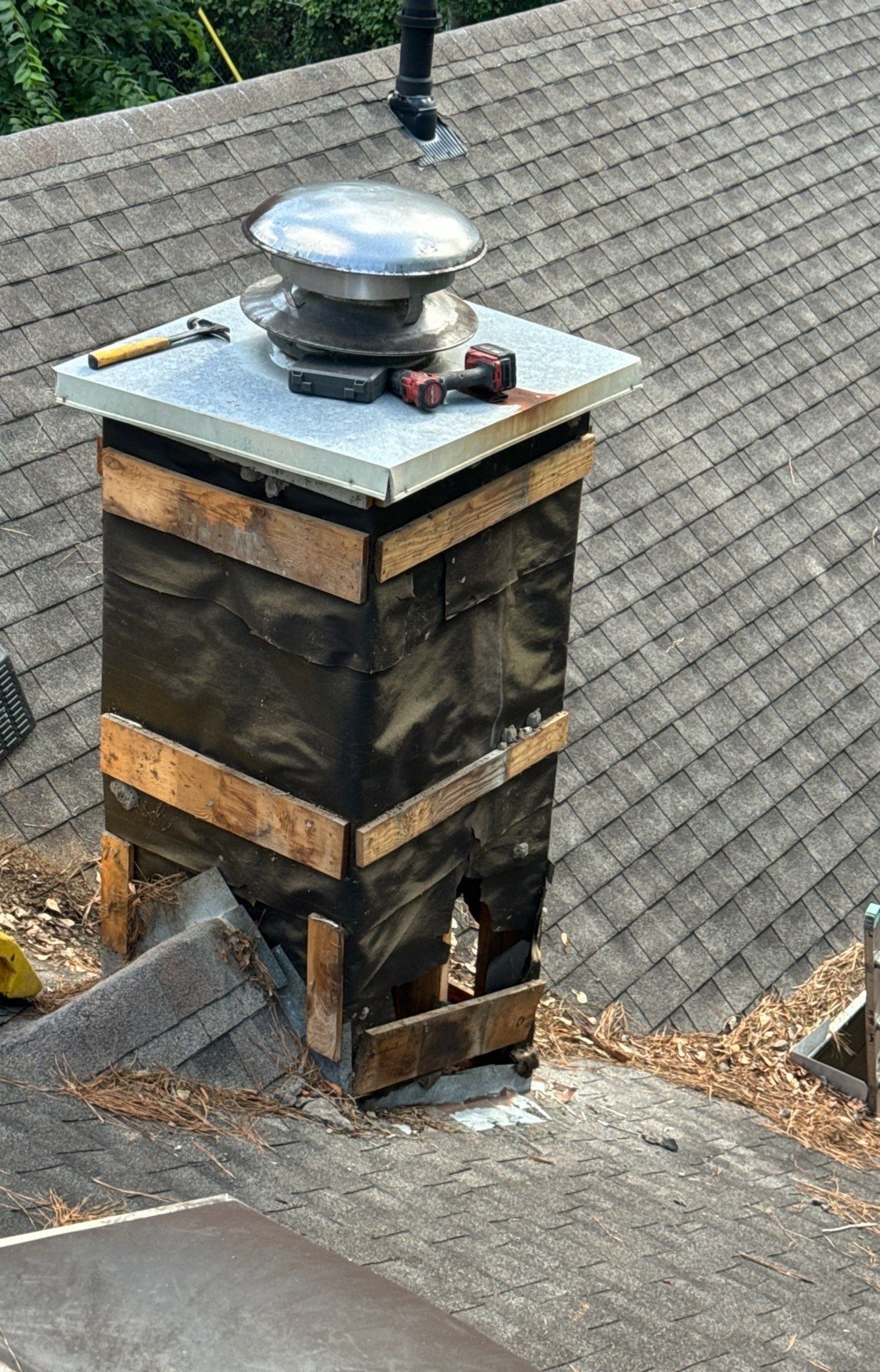 Chimney Repair  by Associates Roofing Unlimited 
