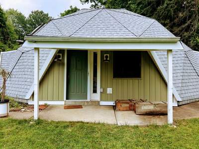Geodesic Dome Provia Board and Batten Siding Renovation in Pittsburgh
