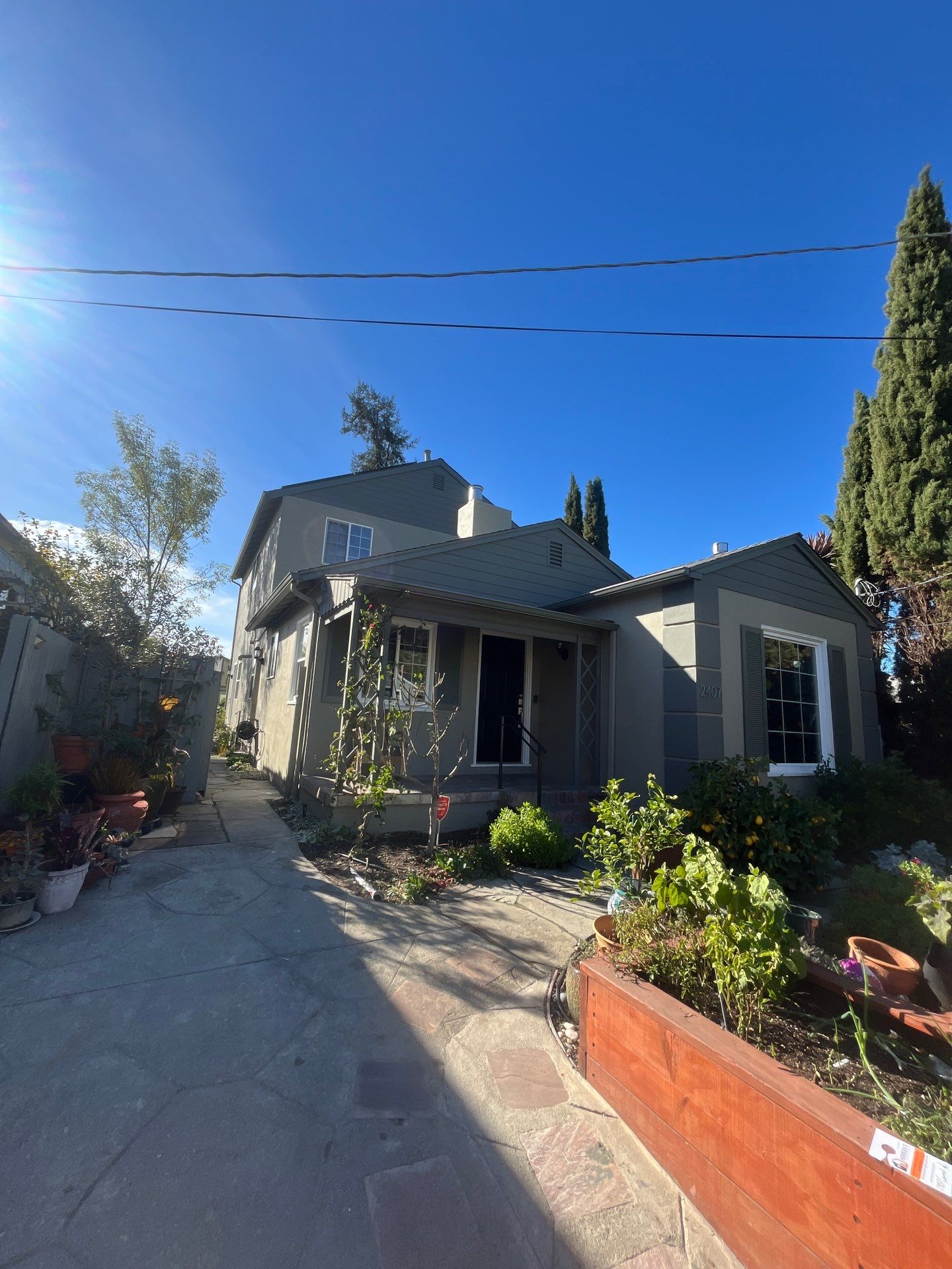 Exterior repaint-siding and stucco by Herrera’s Bay Area Painting inc.