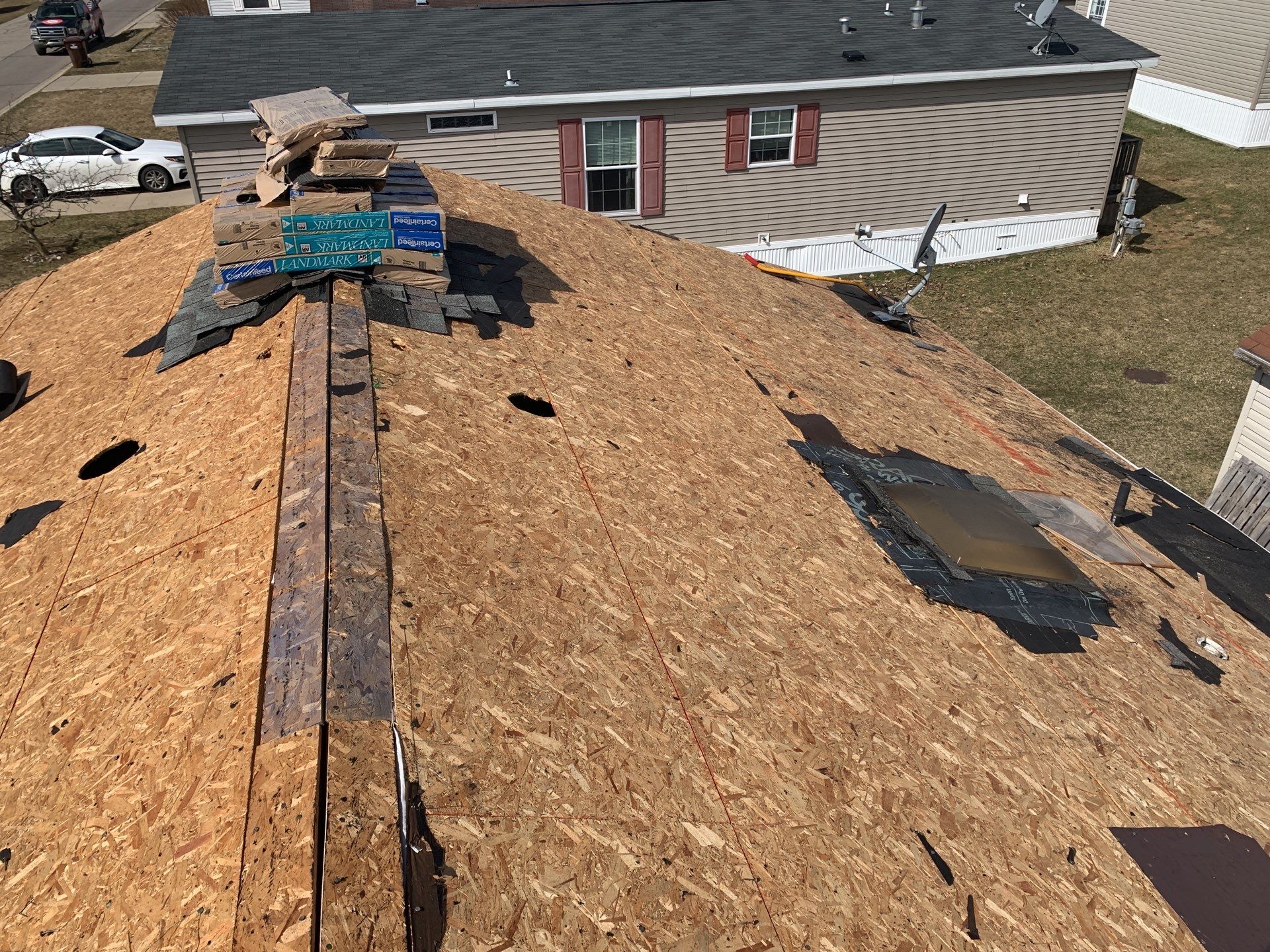 Roof Replacement using CertainTeed Landmark by 180 Contractors