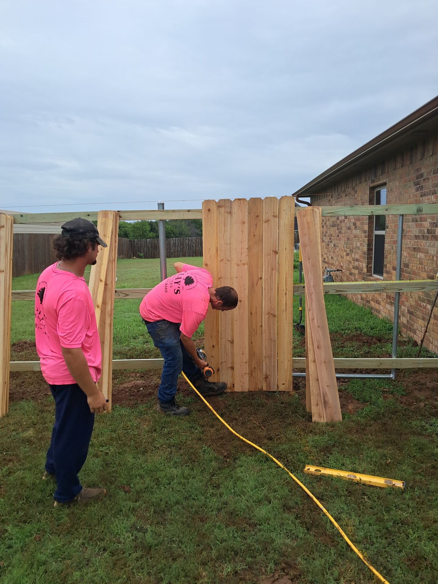 Fence Work by Clays Services Inc