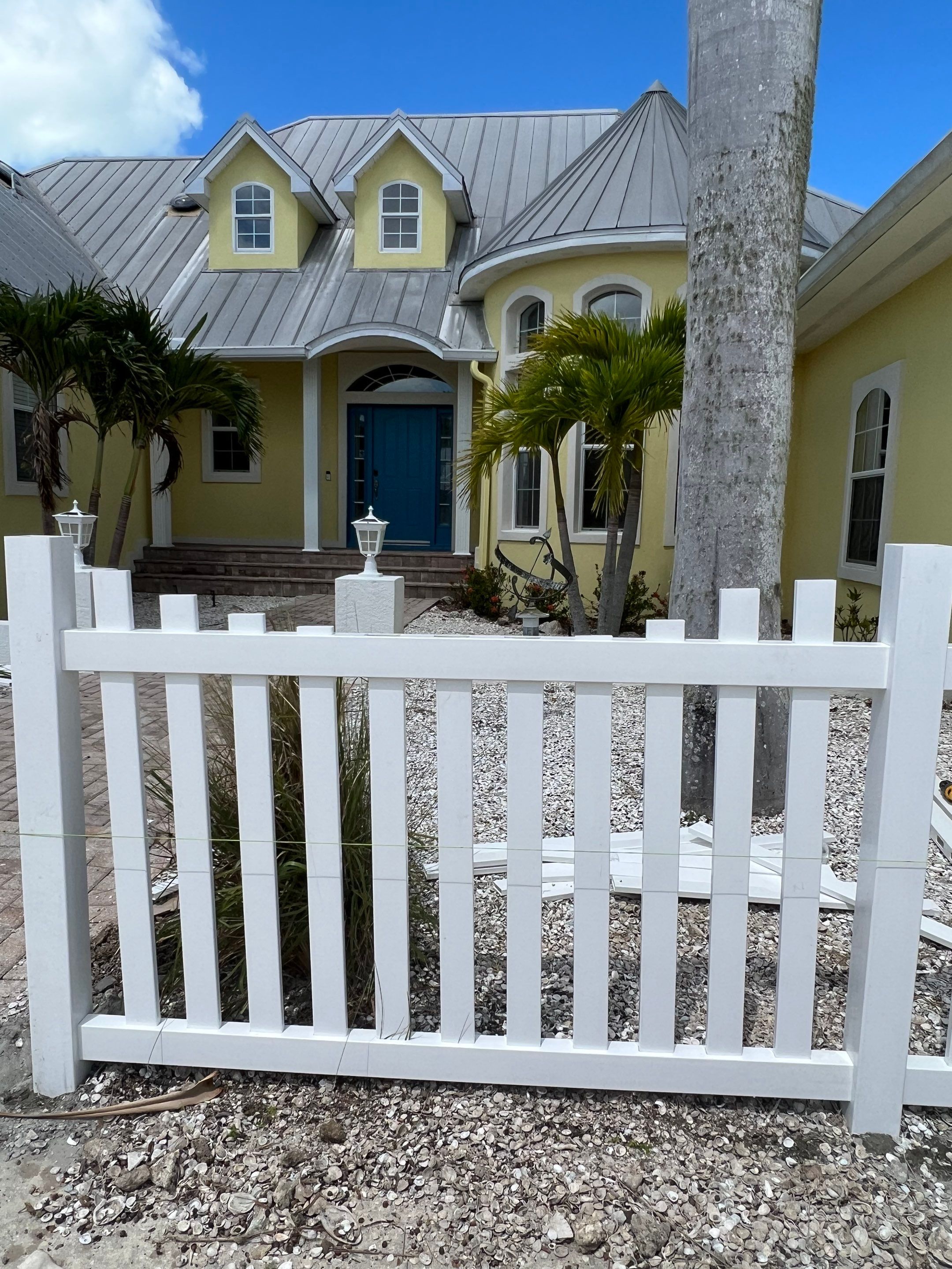 Vinyl Fence Installation using Vinyl Picket Fence by Asap fence and gates, LLC