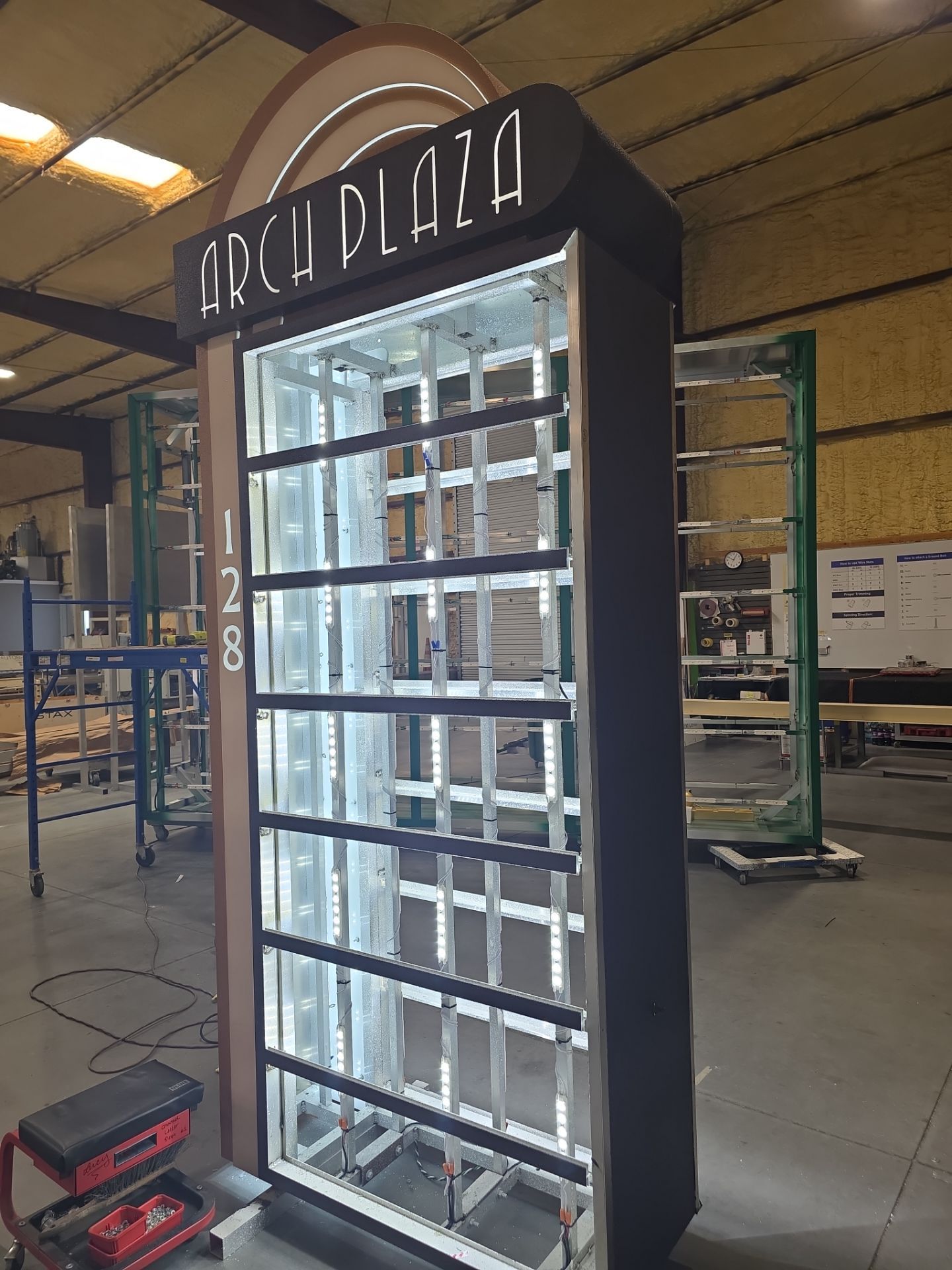 Arch Plaza Multi-tenant Monument by SignCrafters