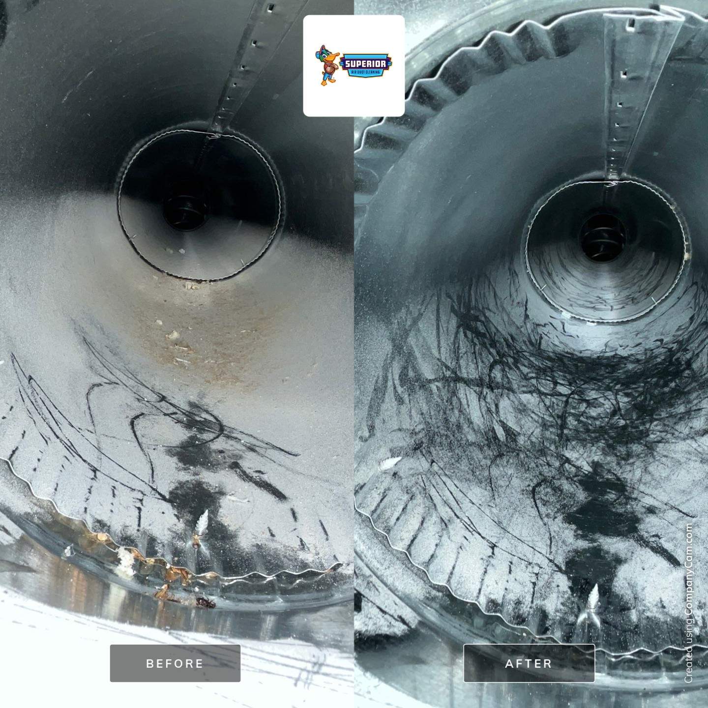 Air Duct Cleaning With a Vacuum Truck in Columbiana, OH by Superior Air Duct Cleaning