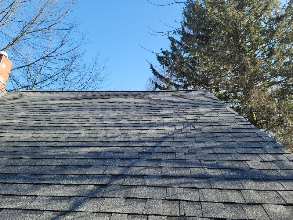 ATLAS PINNACLE COLOR: PRISTINE PEWTER DRIP EDGE: BLACK by Eagle Eye Roofing