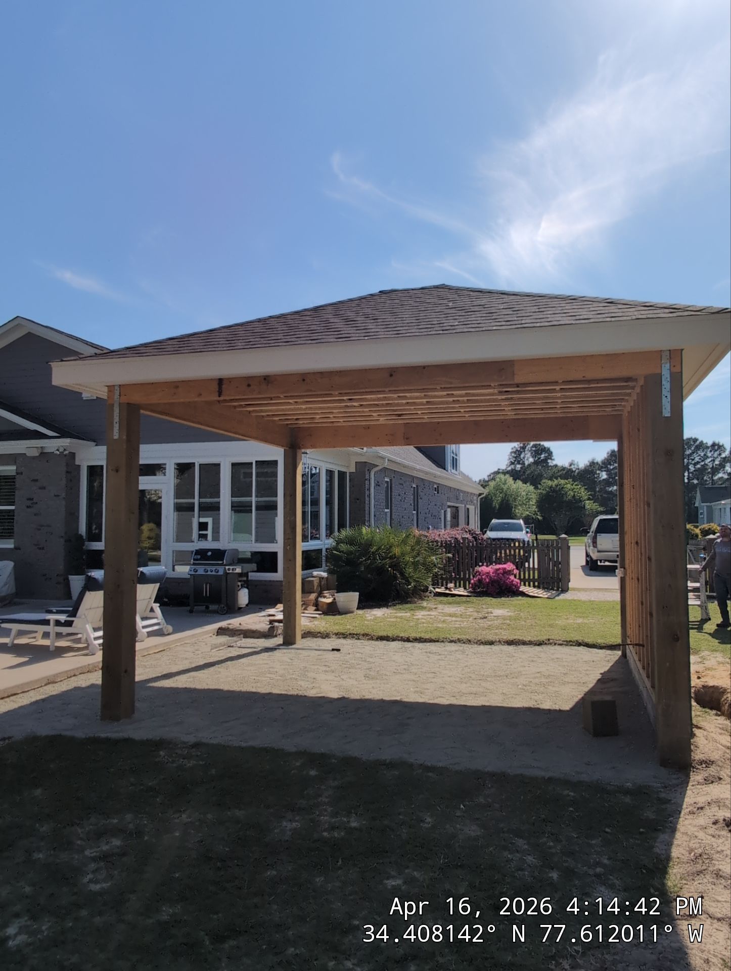 Gazebo Roof Replacement in Hampstead, NC by RGR Construction and Roofing, LLC