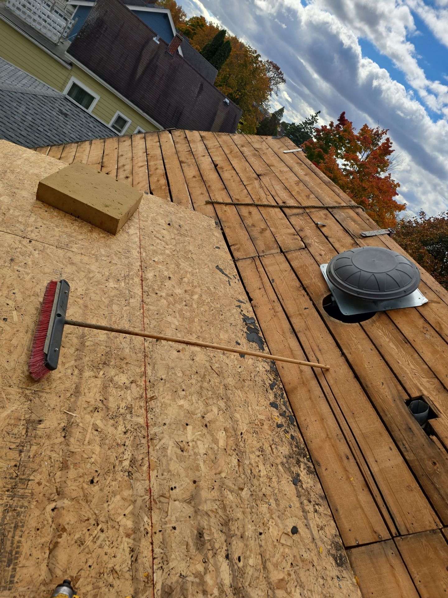 House, Garage, and Skylight Roof Replacement with GAF HDZ Charcoal Shingles and Gutter Protection by Gellings Roofing & Siding