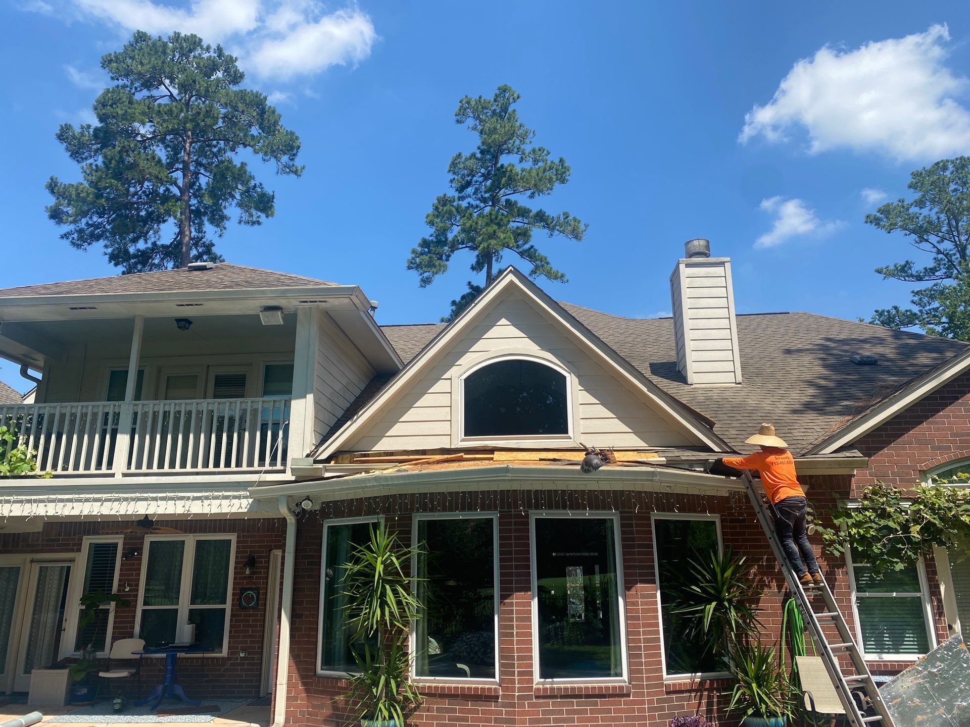 Residential Roofing Repair using Owen's Corning Duration (Lifetime) Shingles by Roof Repair Company