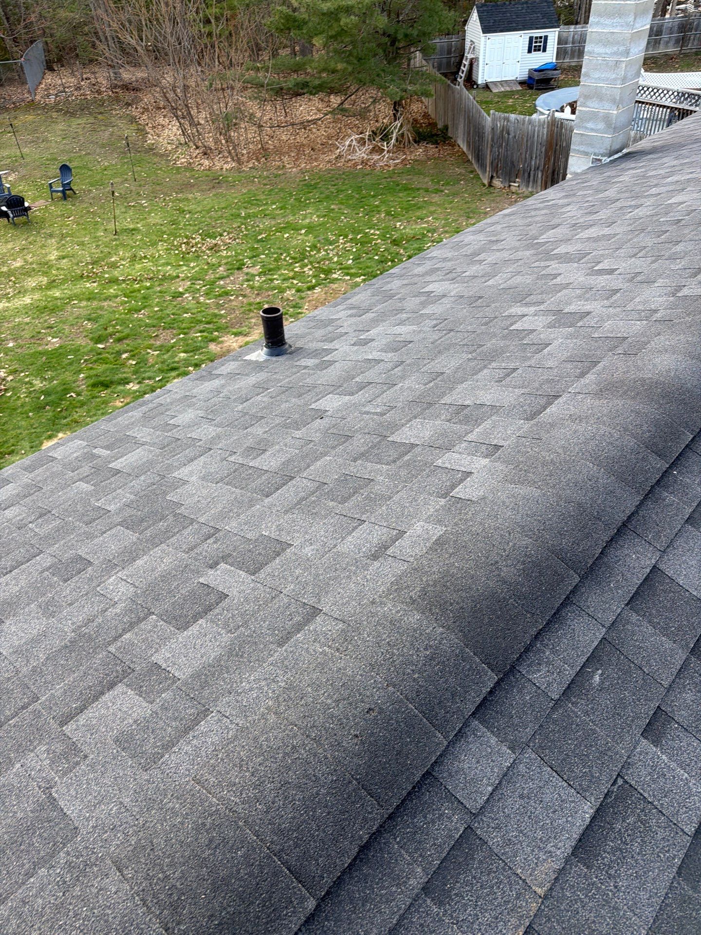 Residential Asphalt Roofing Replacement with IKO Cambridge Shingles in North Hampton by Tall pine roofing