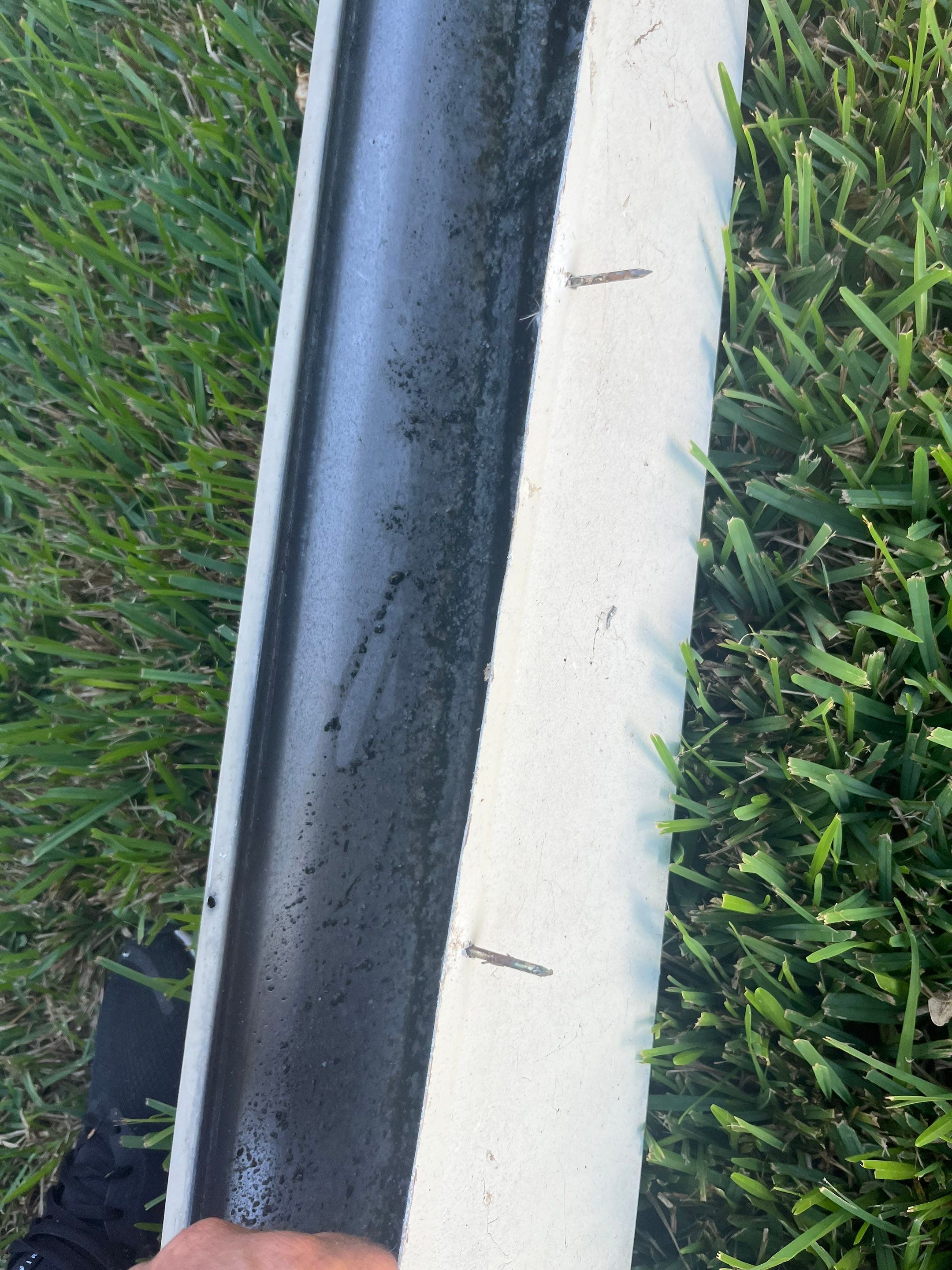 White 6-inch K-Style Gutters in Sarasota FL by Gutter Professor by Gutter Professors