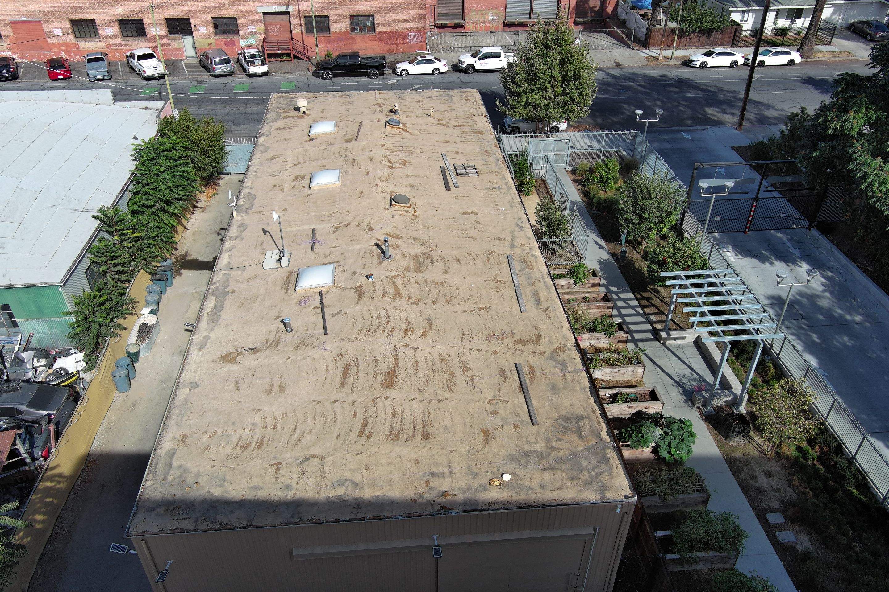 Foam Refurbish using Conklin Benchmark/PUMA XL coatings and spray foam by Straight Edge Roofing Inc