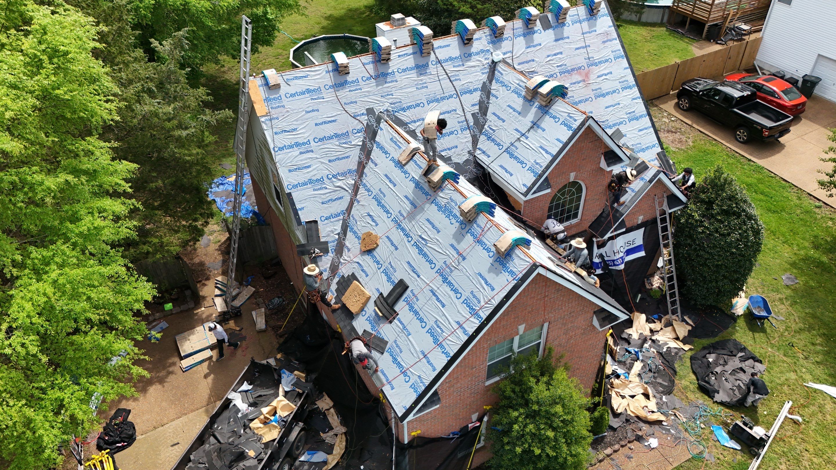 Charcoal Black Re-Roof by Royal House LLC