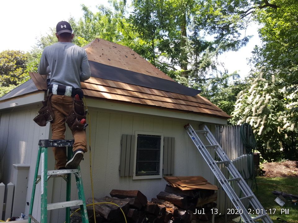 Cedar Roof in Ruxton using Cedar Roof by Roof Right Inc