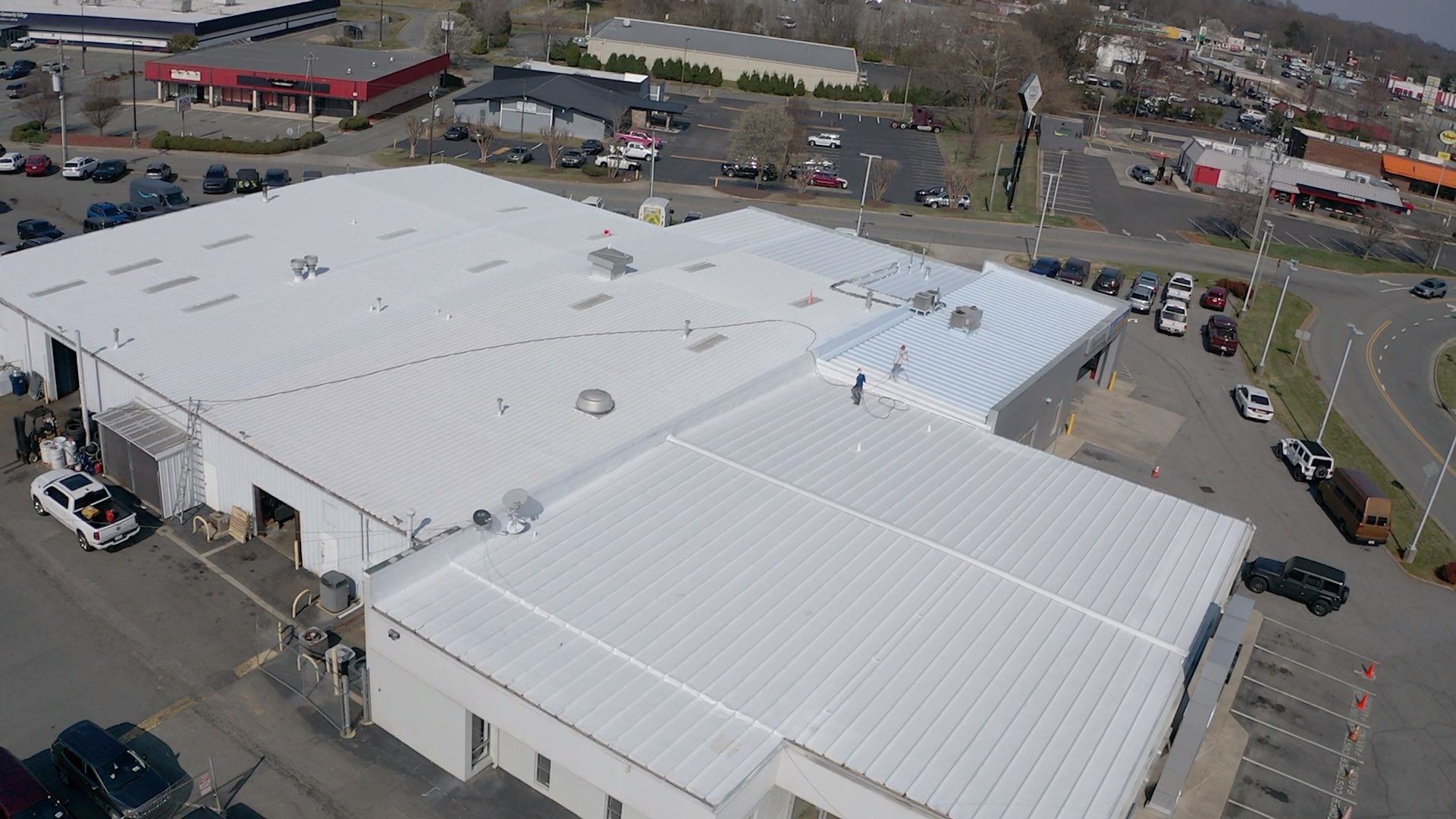 Acrylic Coating  by Just In Time Roofing and Restoration