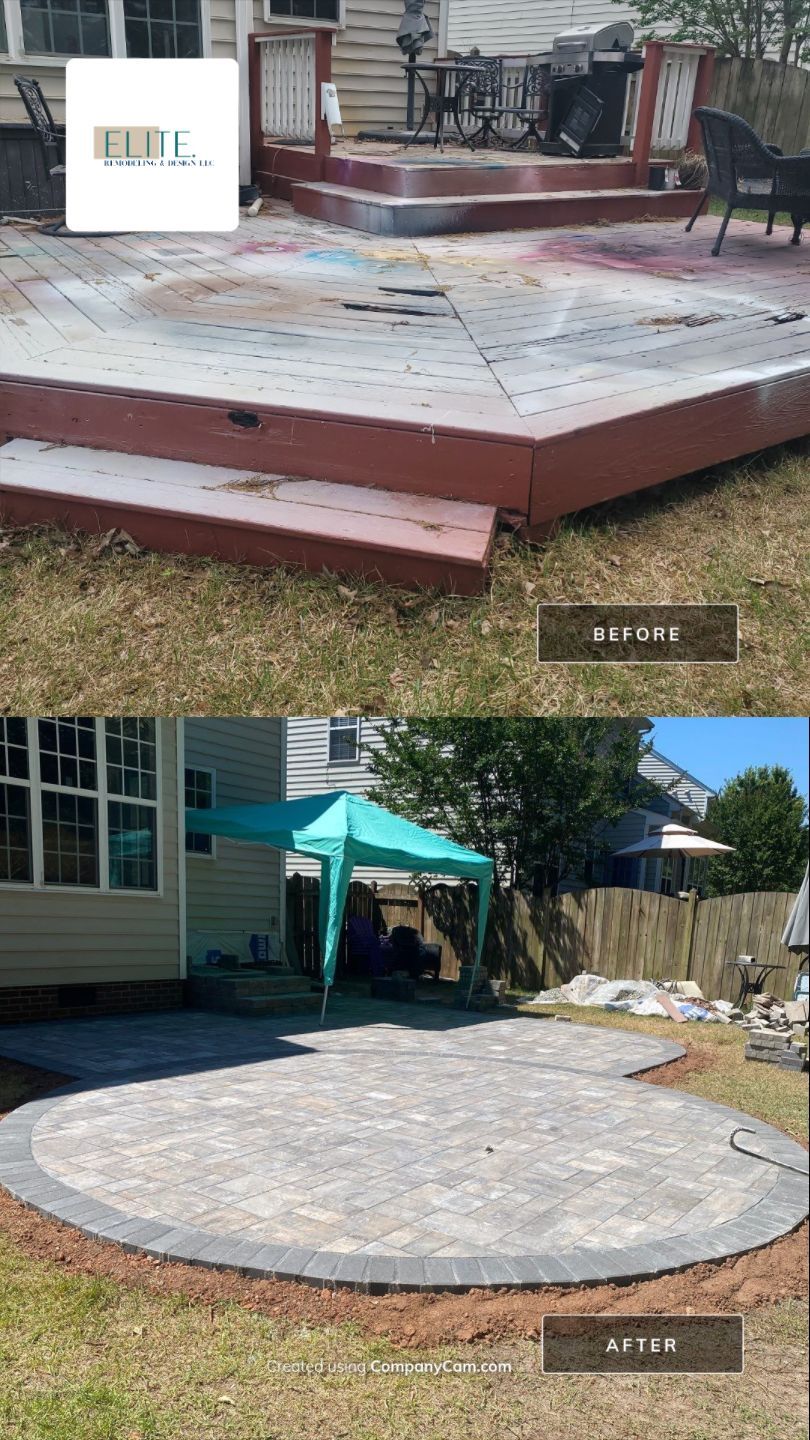 From Rotted to Remarkable: A Stunning Holly Springs Patio Transformation by Elite Remodeling and Design LLC