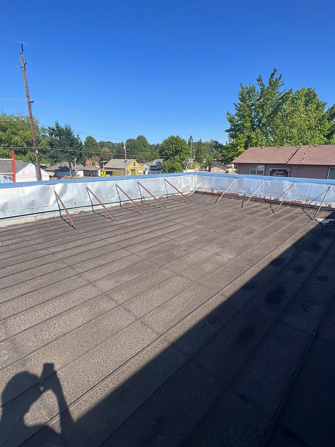 Commercial Roofing Installation using GAF 60Mil TPO  by Orezona Building & Roofing Company, Inc.