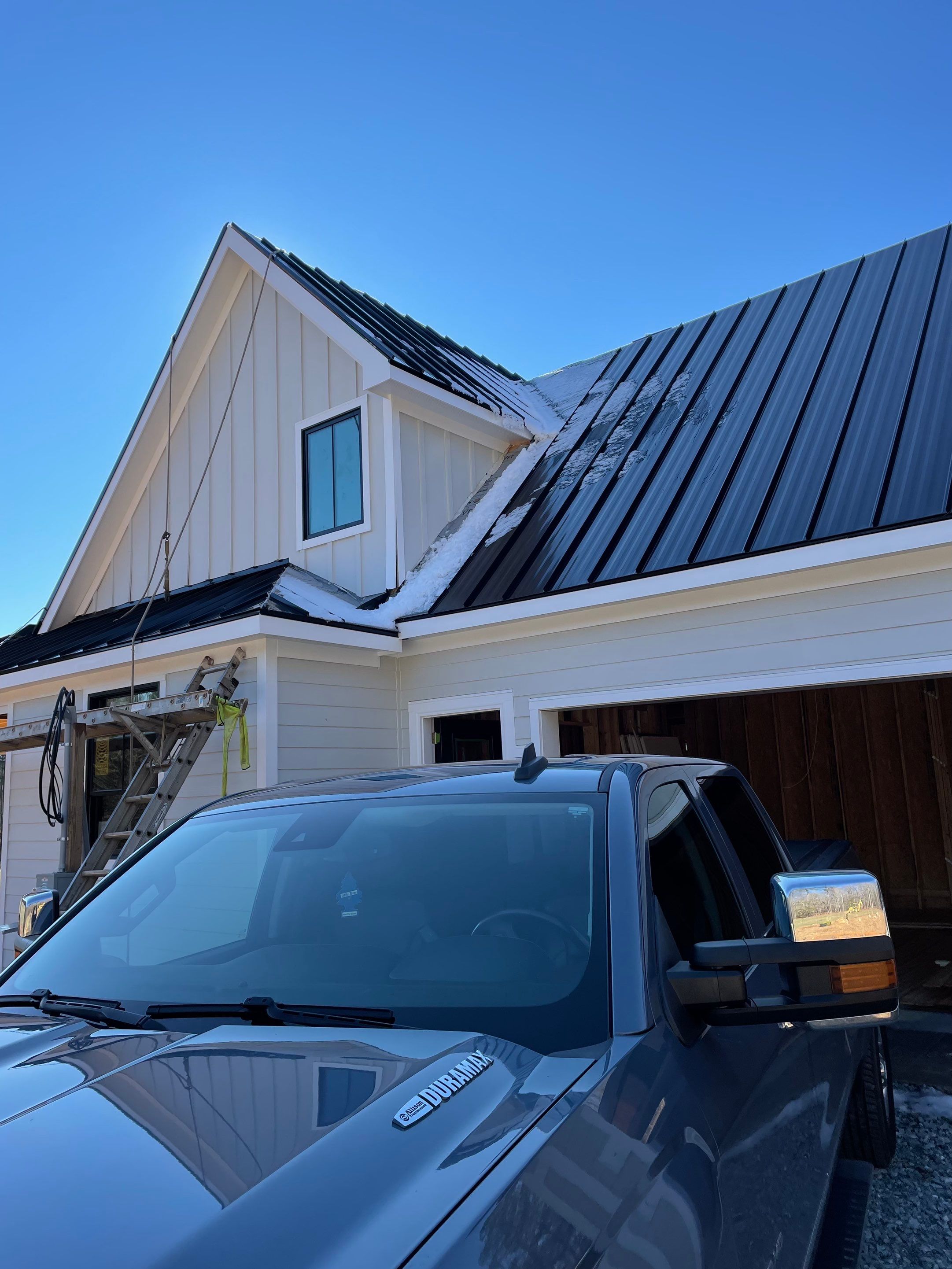 Custom Home Metal Roof Installation by Just In Time Roofing and Restoration