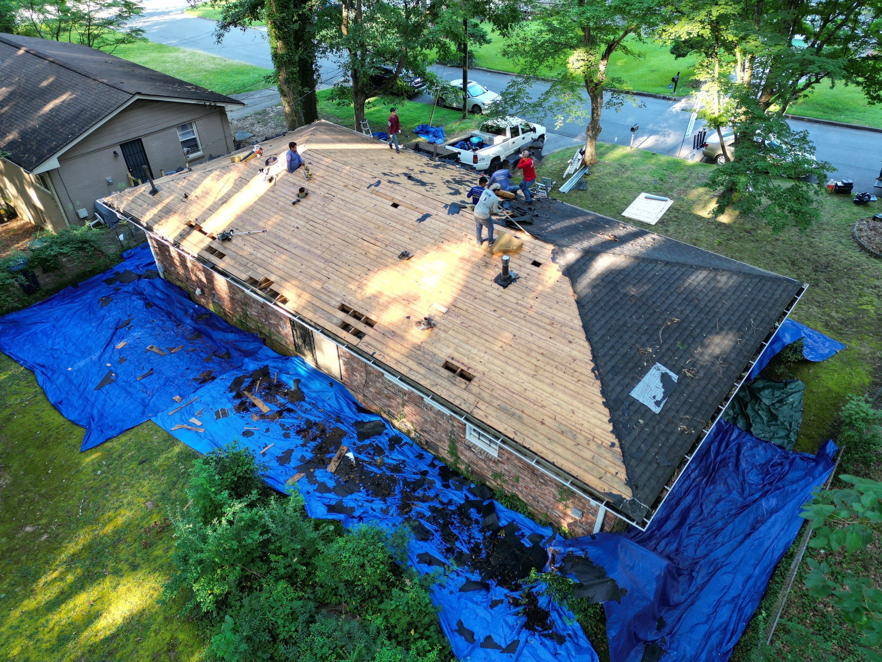 Roof replacement by Deerfield Roofing LLC