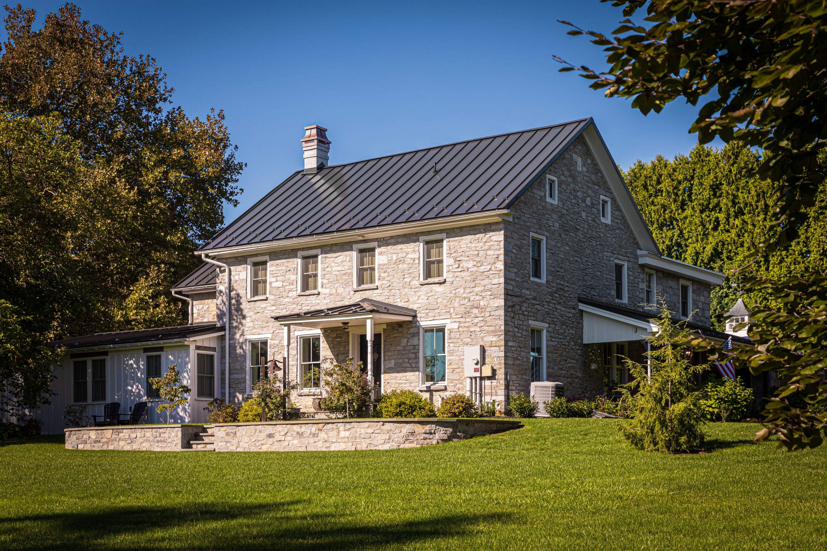 Metal Roof-black by Esh Builders