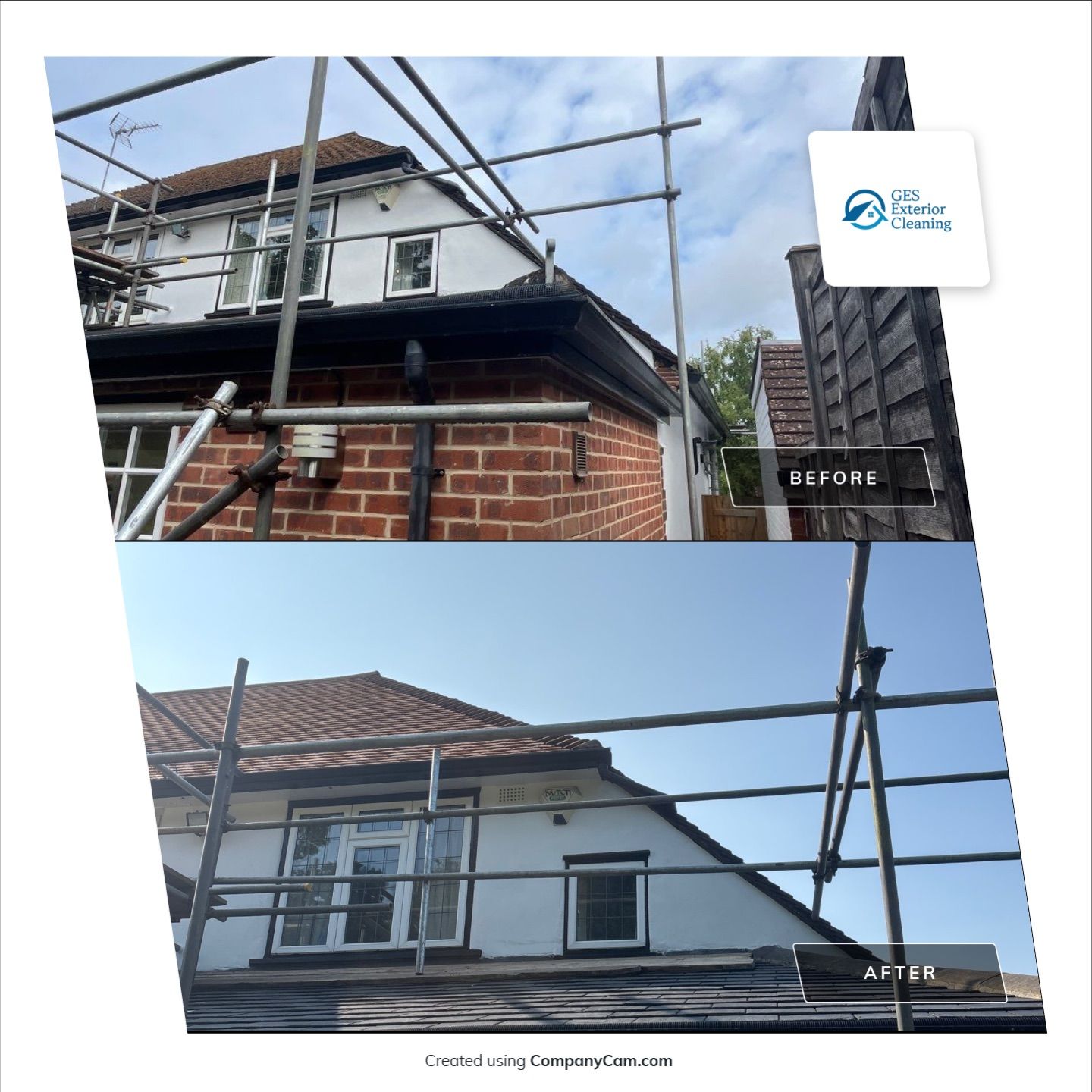 Roof Clean - Gutter Clean - Biocide Treatment by Ges Exterior Cleaning ltd