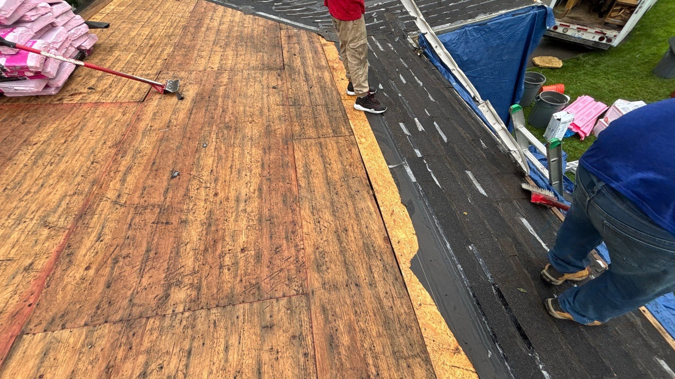 Roof Replacement using Owens Corning Slatestone Gray by 180 Contractors