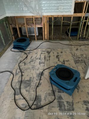 Hurricane Damage using Drying Equipment