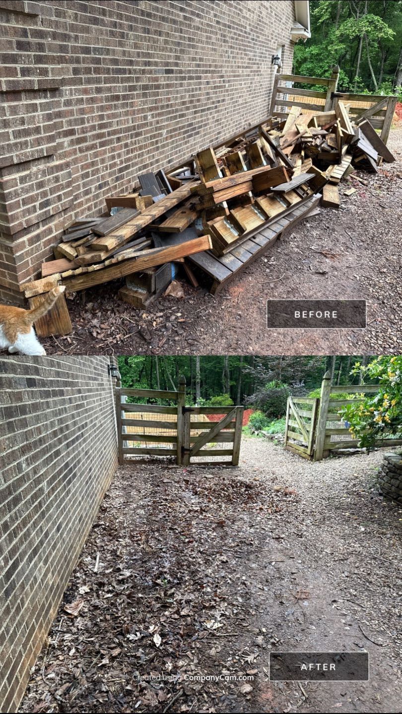 Project in Waxhaw by Badger Hauling