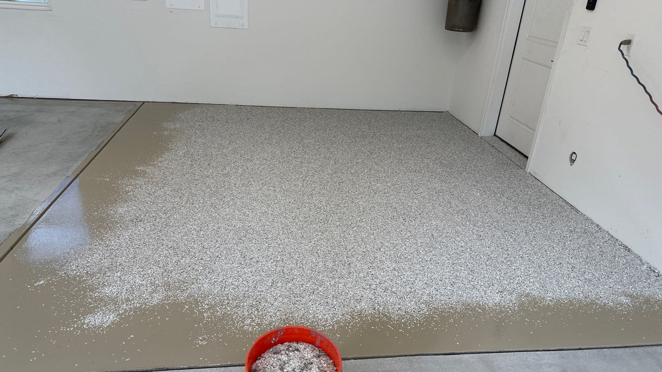Garage Transformation using Mt Everest by Croc Coatings, LLC