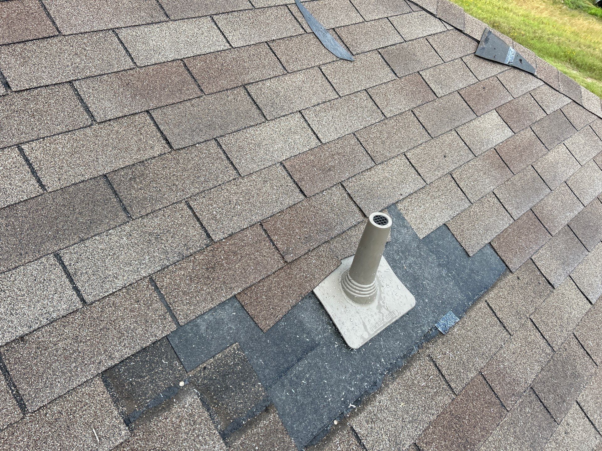 Hail Damage using Owen's Corning Duration (Lifetime) Shingles by Roof Repair Company