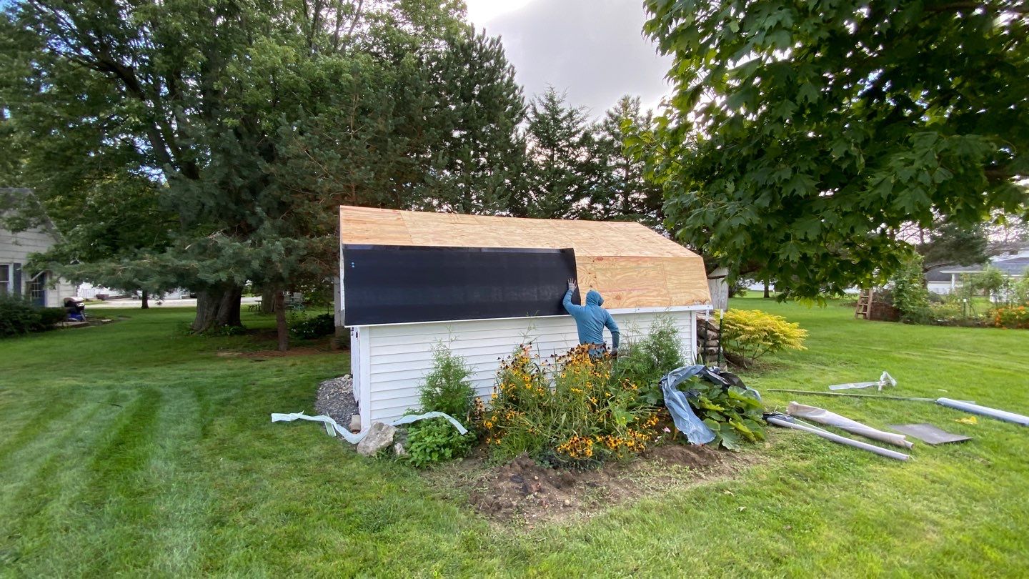 Residential Roofing Installation using GAF Timberline HDZ Pewter Gray by Nitro Roofing and Construction