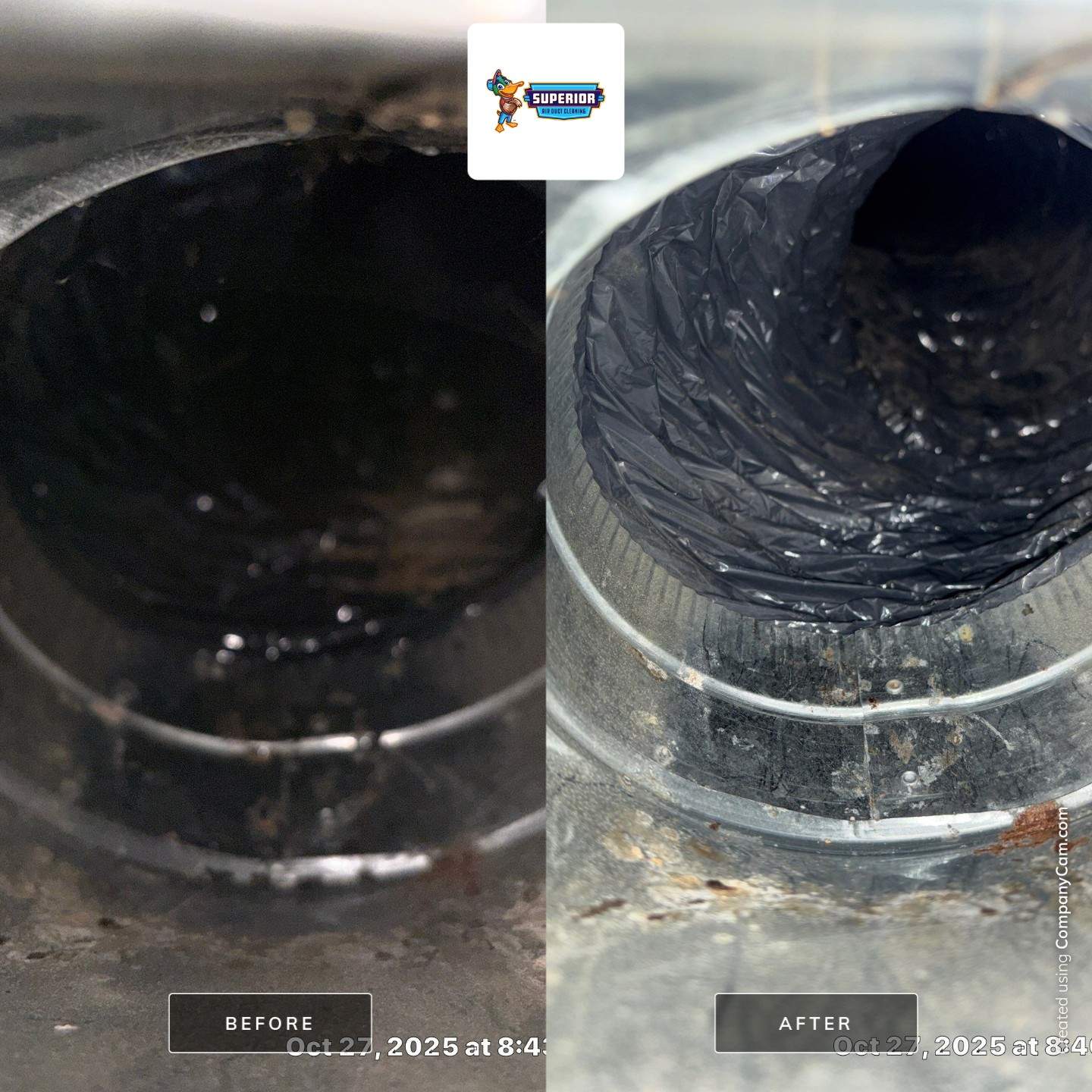 Air Duct Cleaning With a Vacuum Truck in Midland, PA by Superior Air Duct Cleaning