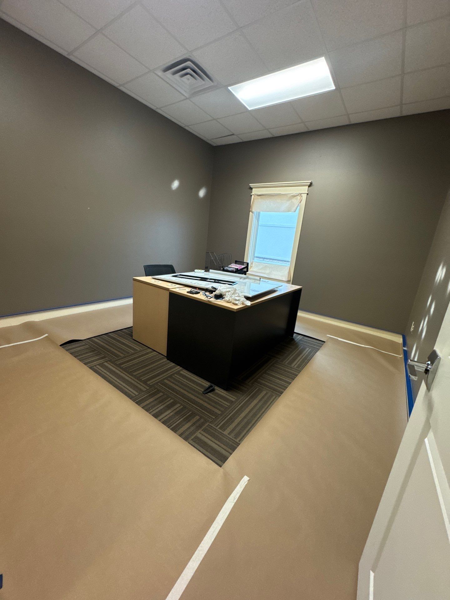 Classic Holdings – Elwell | Ankeny Commercial Interior Repaint in SW Agreeable Gray by Midwest Paint LLC