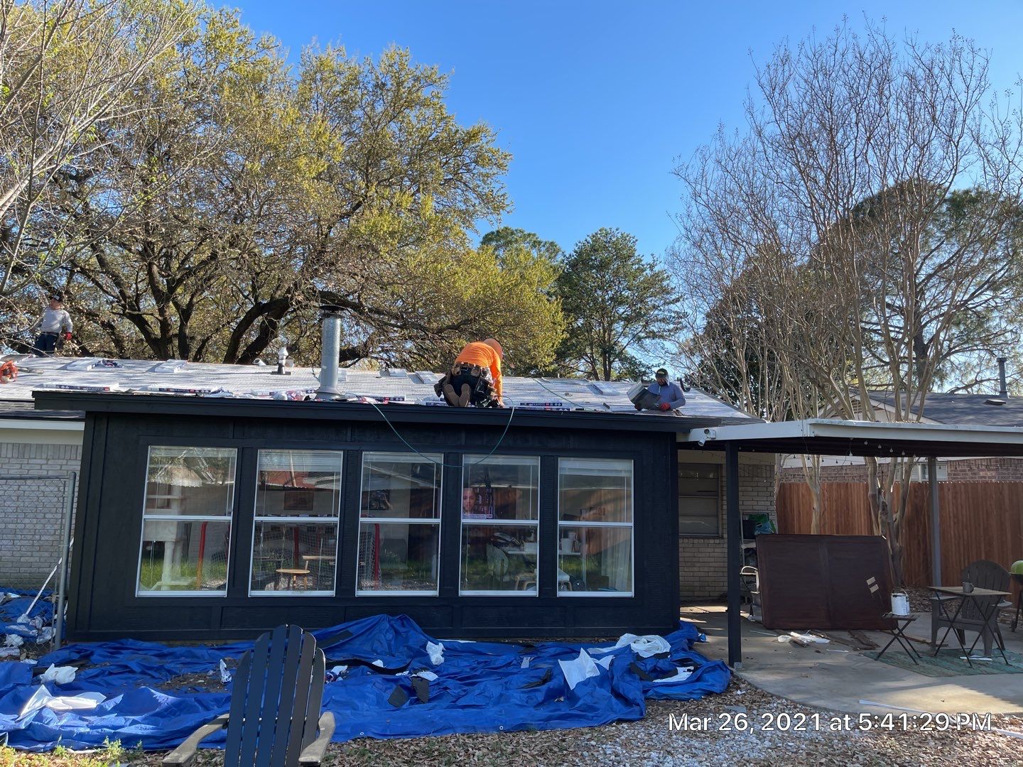 Historical Home needed a full decking and new roof by First United Roofing & Construction