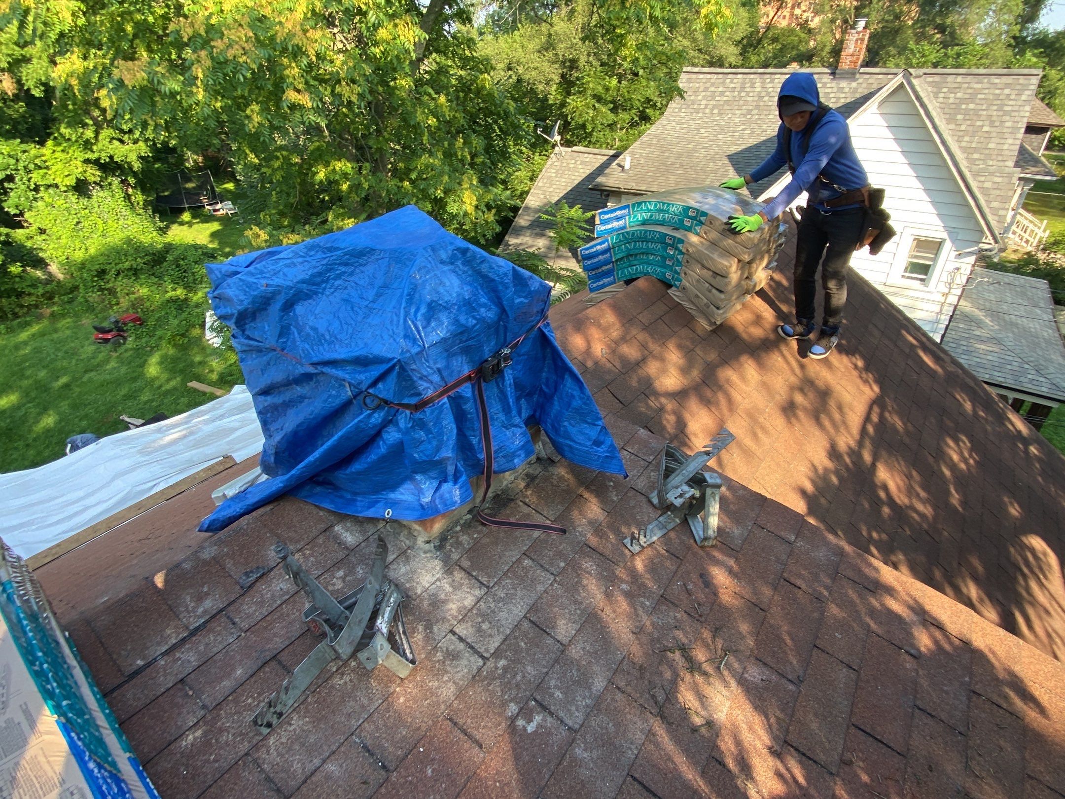 Roof Replacement using CertainTeed Landmark by 180 Contractors