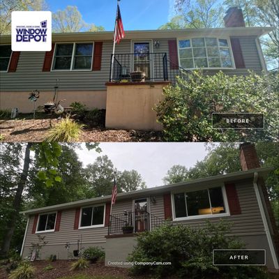 Window and gutter replacement.