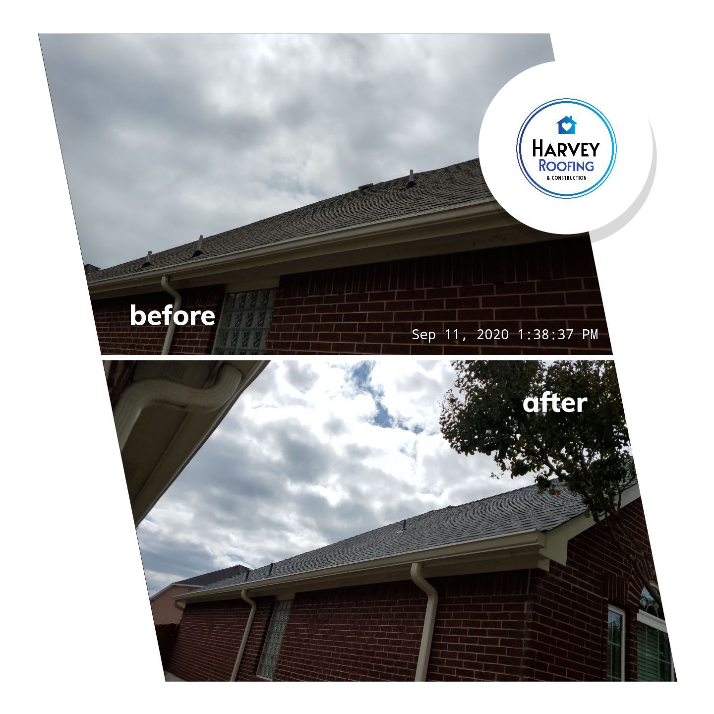 Residential Roofing Installation using ATLAS StormMaster Shake by Harvey Roofing & Construction